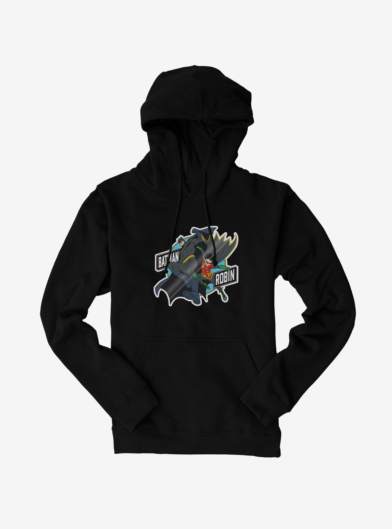 Batman Classic Batman And Robin Attack Hoodie, , hi-res