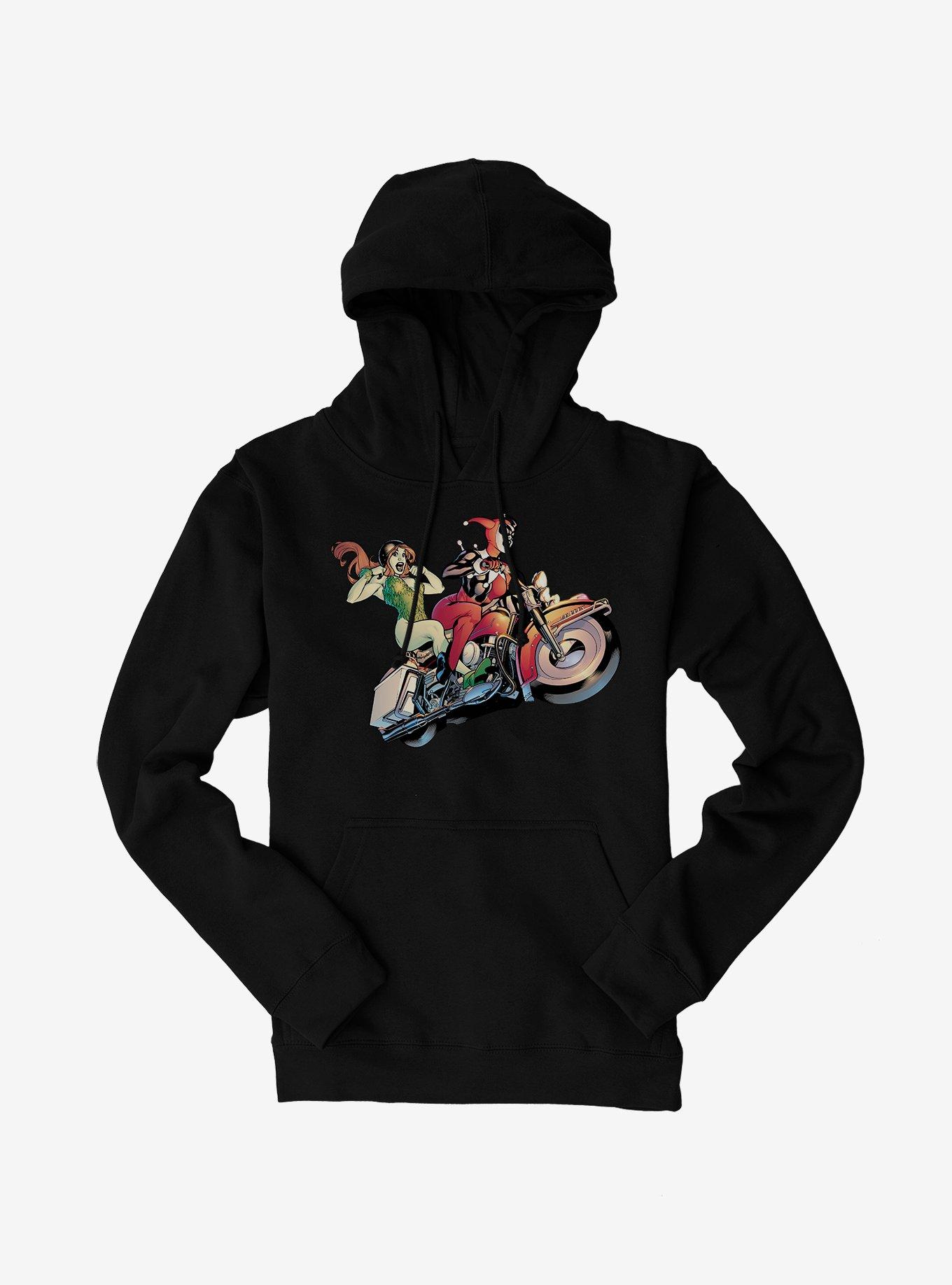 Batman Harley Quinn Poison Ivy Joyride Hoodie, BLACK, hi-res