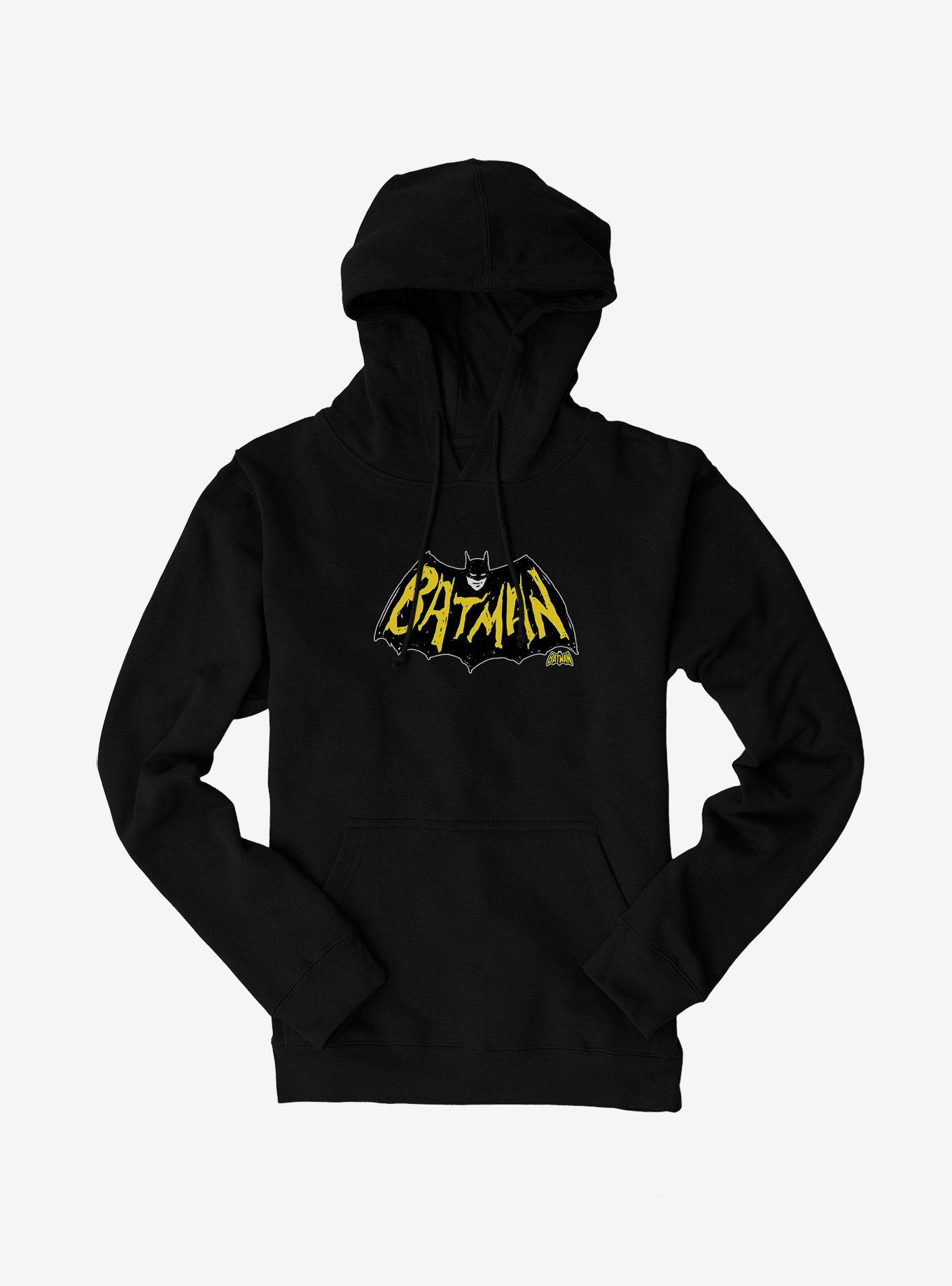 Batman Classic Bat Logo Hoodie, BLACK, hi-res