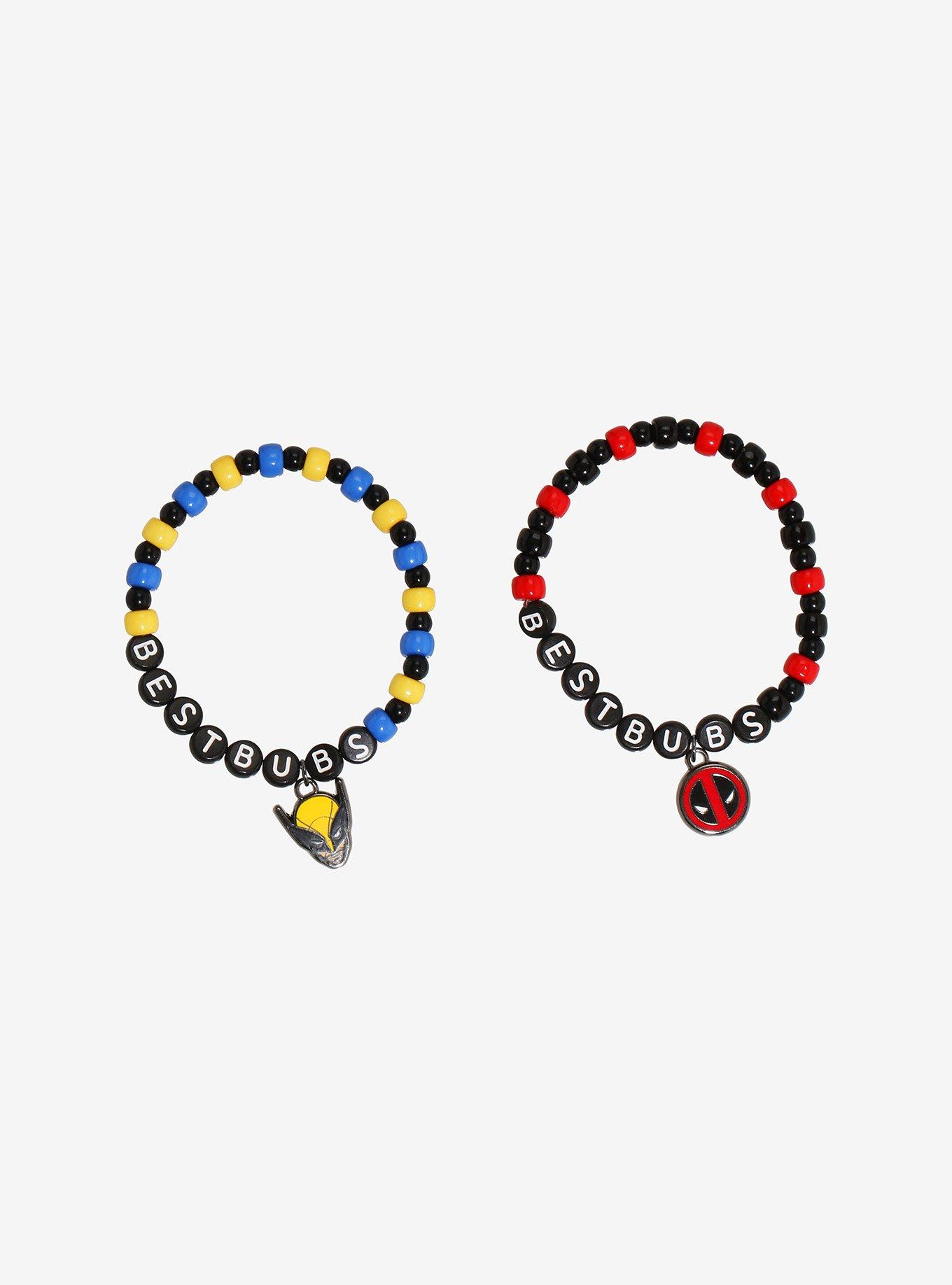 Marvel Deadpool & Wolverine Best Bubs Best Friend Bracelet Set, , hi-res