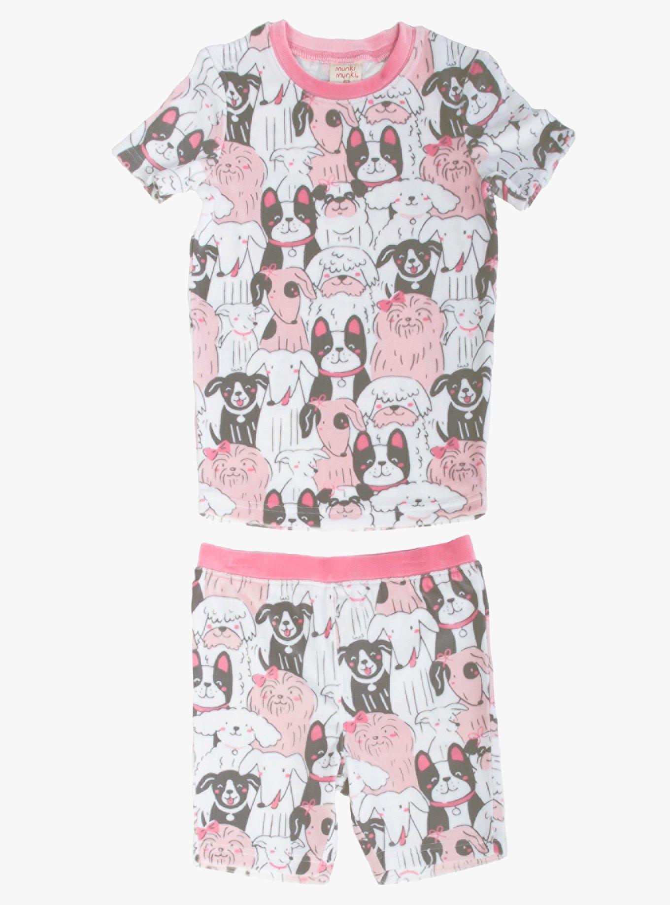 Puppy Pile Youth Pajama Set, MULTI, hi-res