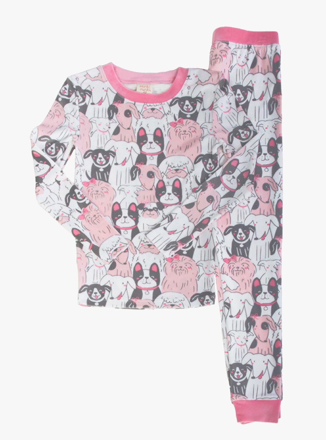 Puppy Pile Long Sleeve Youth Pajama Set