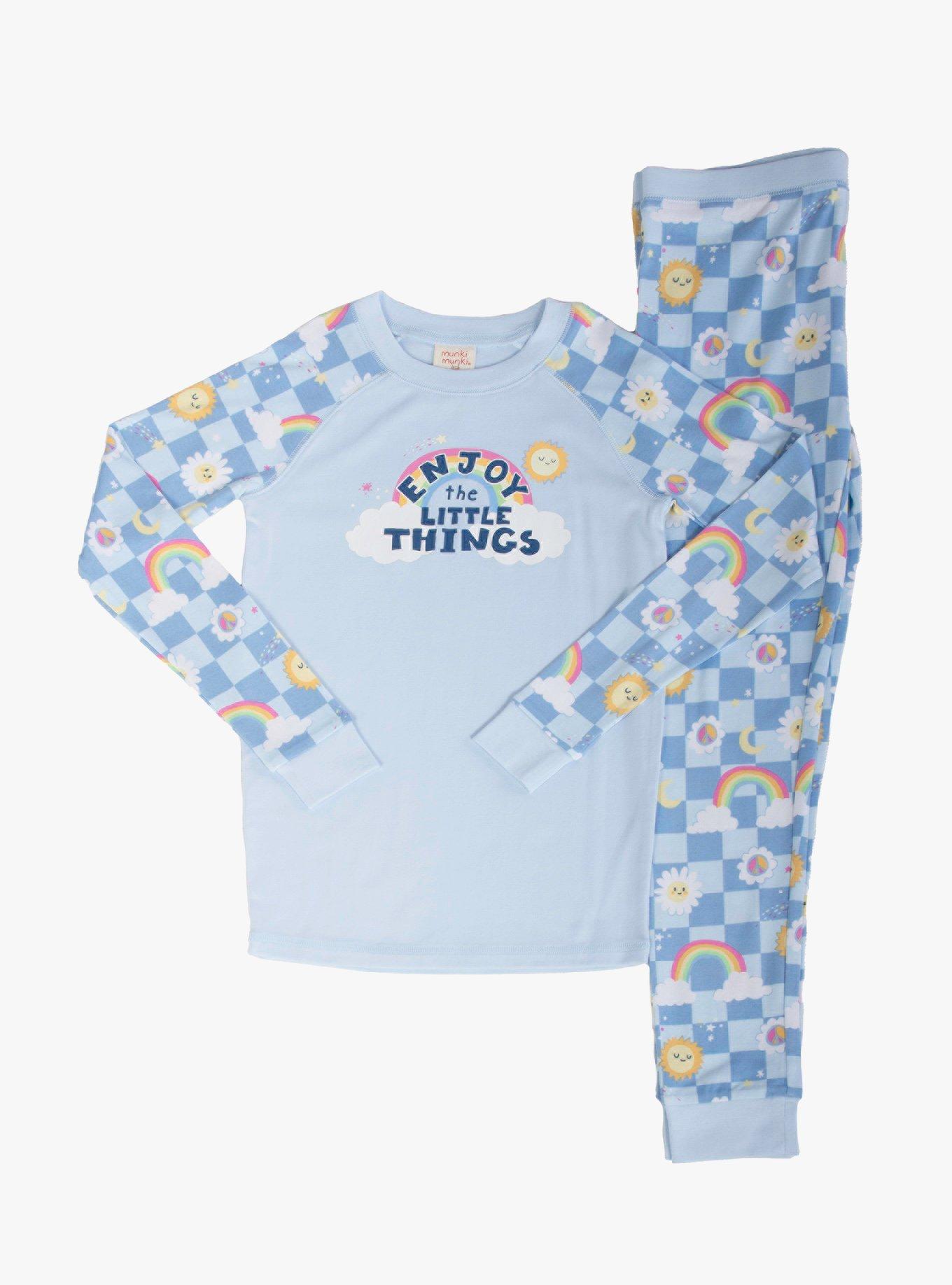 Enjoy The Little Things Long Sleeve Raglan Youth Pajama Set, , hi-res