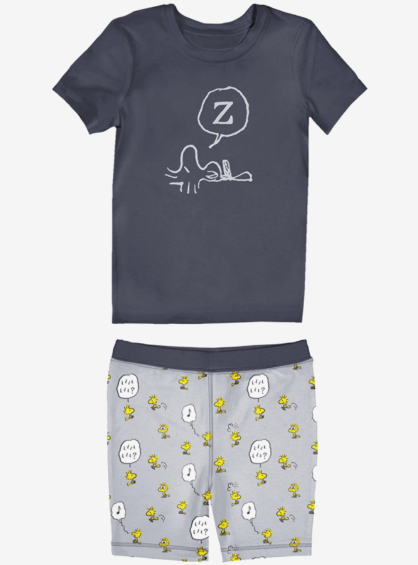 Peanuts Woodstock Catching Z's Snug Youth Pajama Set, , hi-res