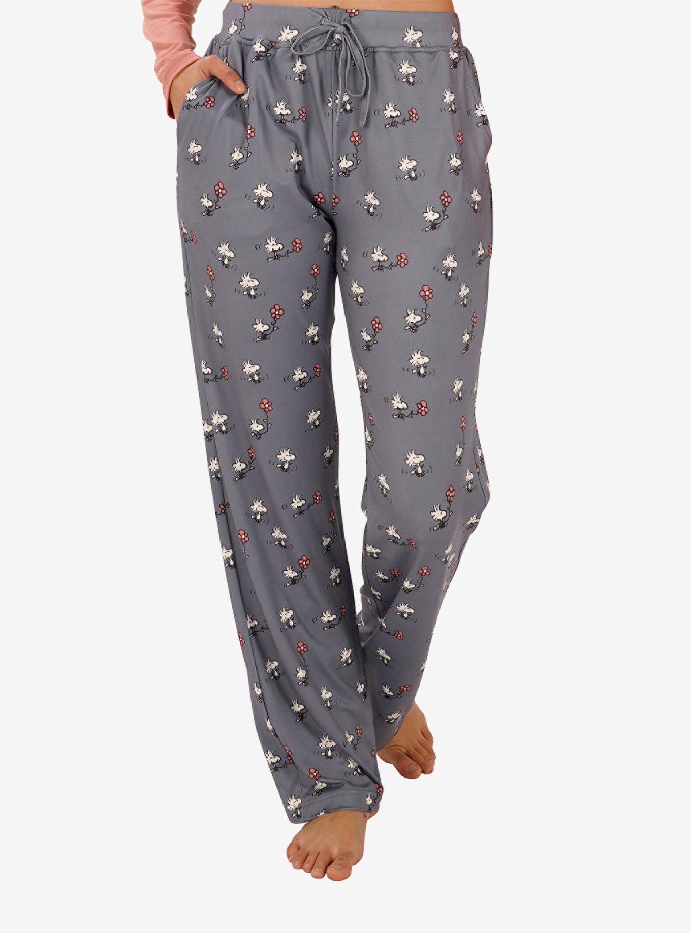 Peanuts Woodstock Floral Straight Leg Sleep Pant