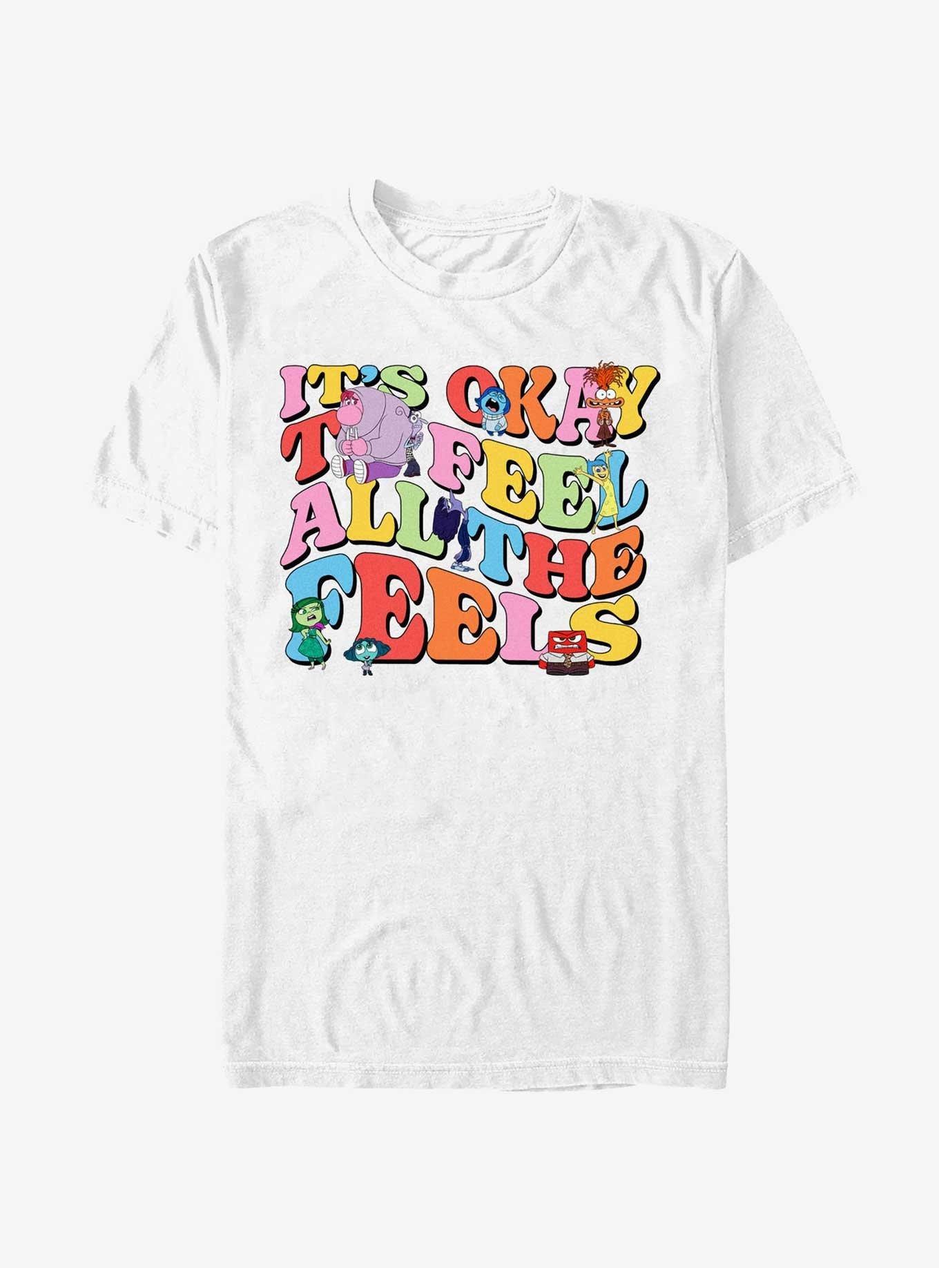 Disney Pixar Inside Out 2 Feel All The Feels T-Shirt