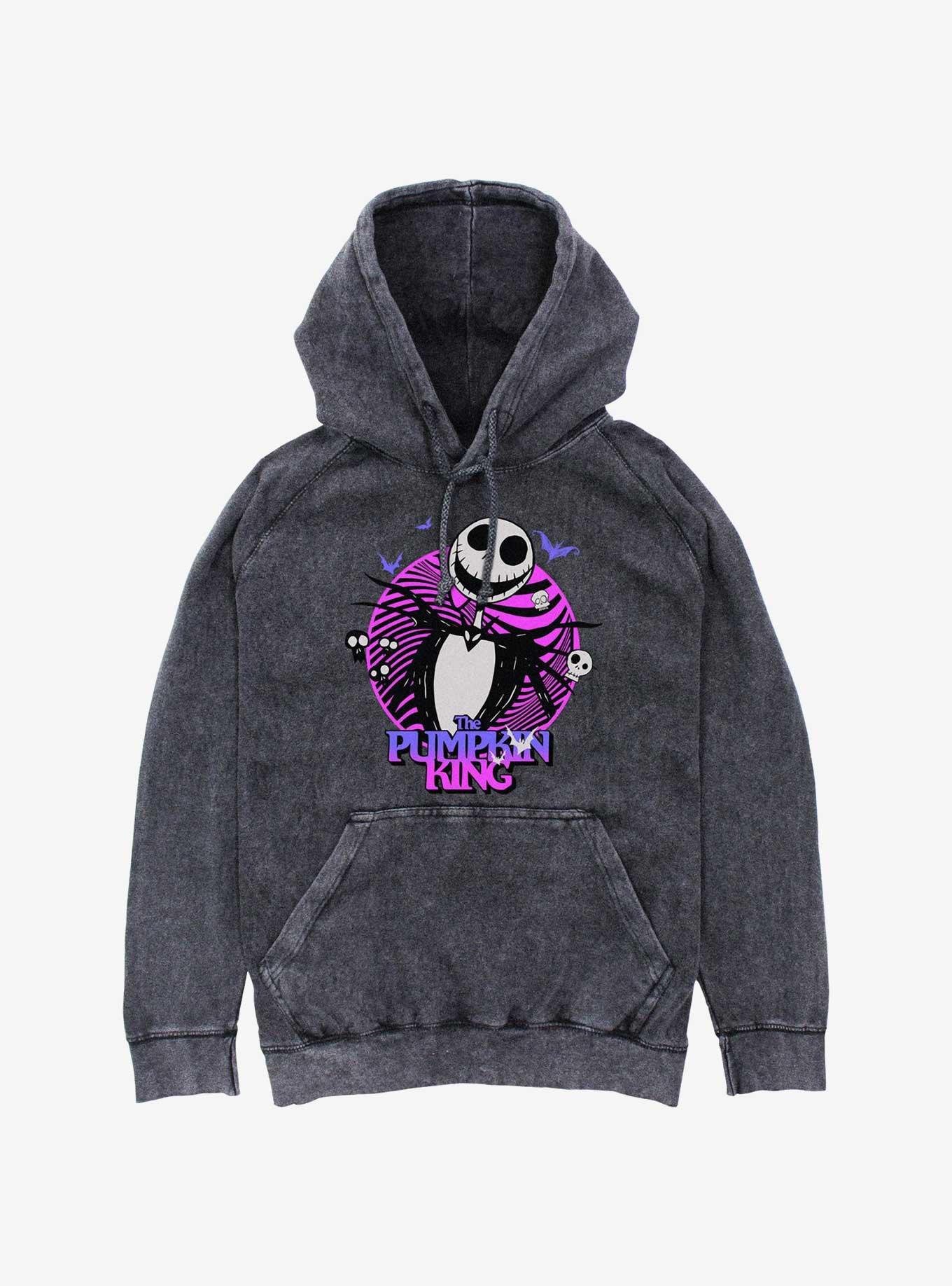 Disney The Nightmare Before Christmas Jack The Pumpkin King Mineral Wash Hoodie, , hi-res