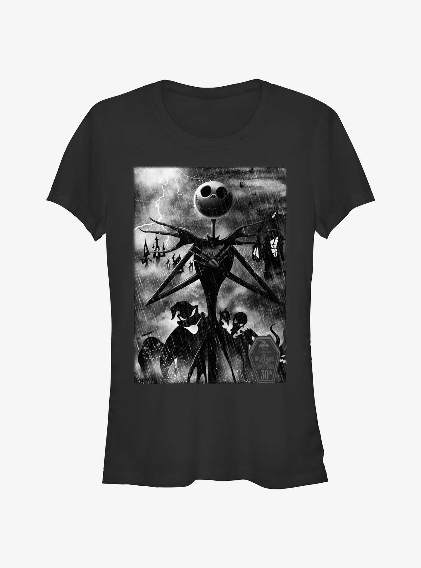 The Nightmare Before Christmas Nightmarish Jack Girls T-Shirt, , hi-res