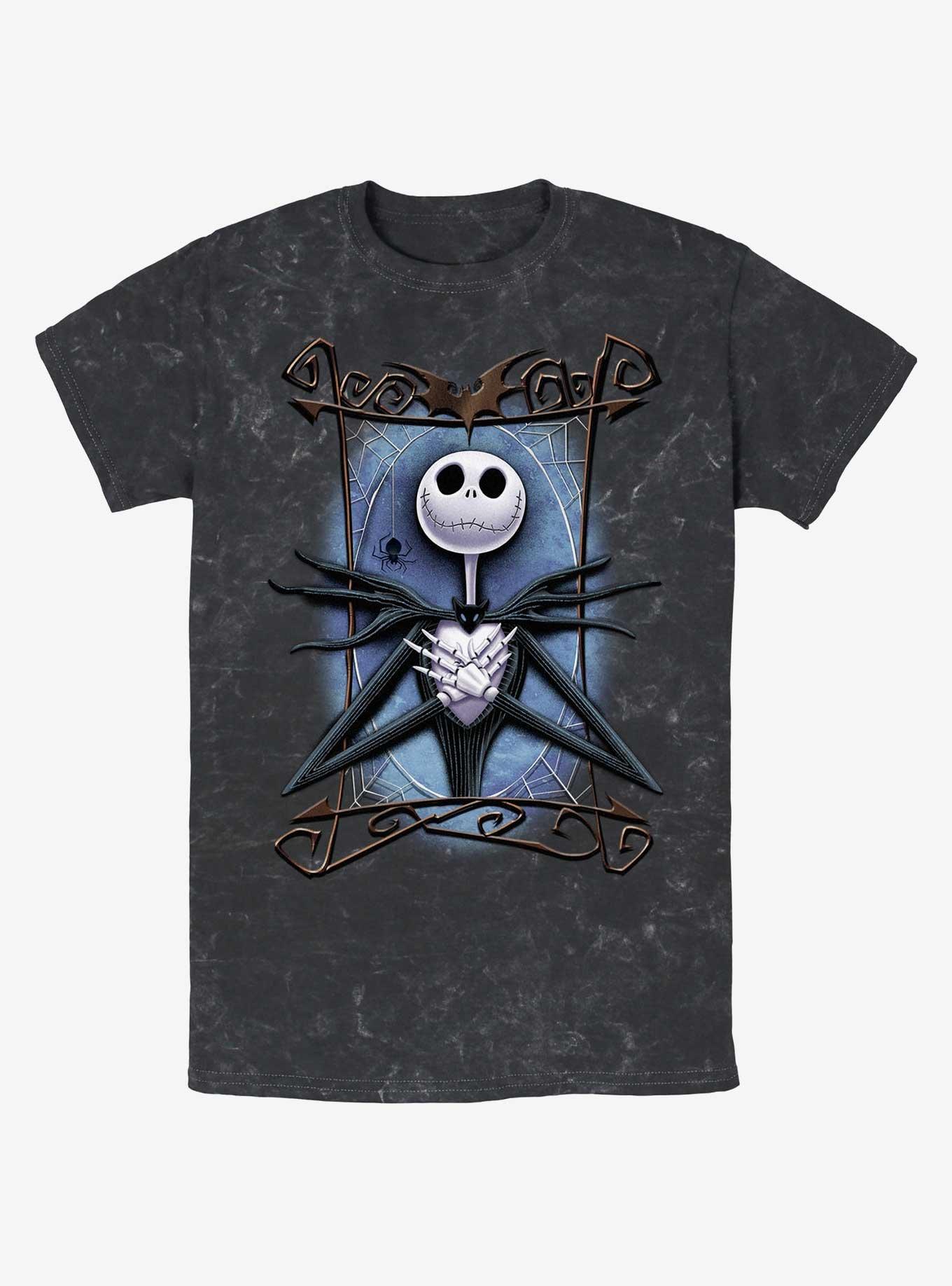 Disney The Nightmare Before Christmas Framed Jack Mineral Wash T-Shirt, , hi-res