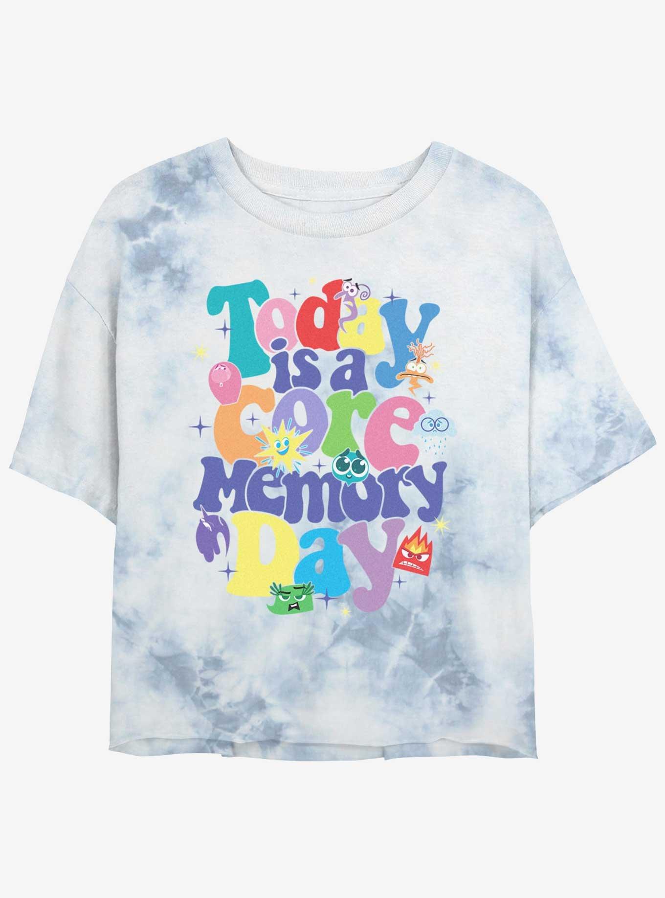 Disney Pixar Inside Out 2 Core Day Girls Tie-Dye Crop T-Shirt, , hi-res