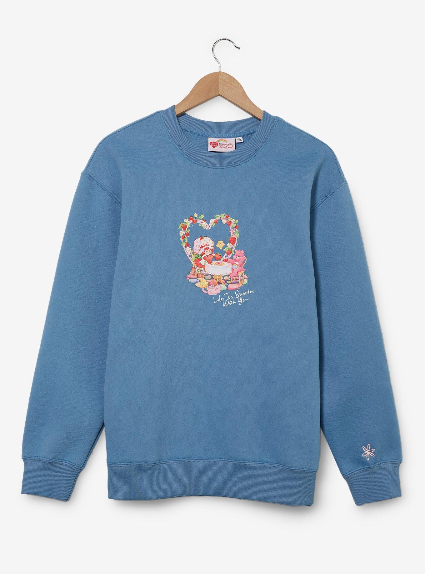 Strawberry Shortcake x Care Bears Strawberry & Cheer Bear Crewneck, , hi-res