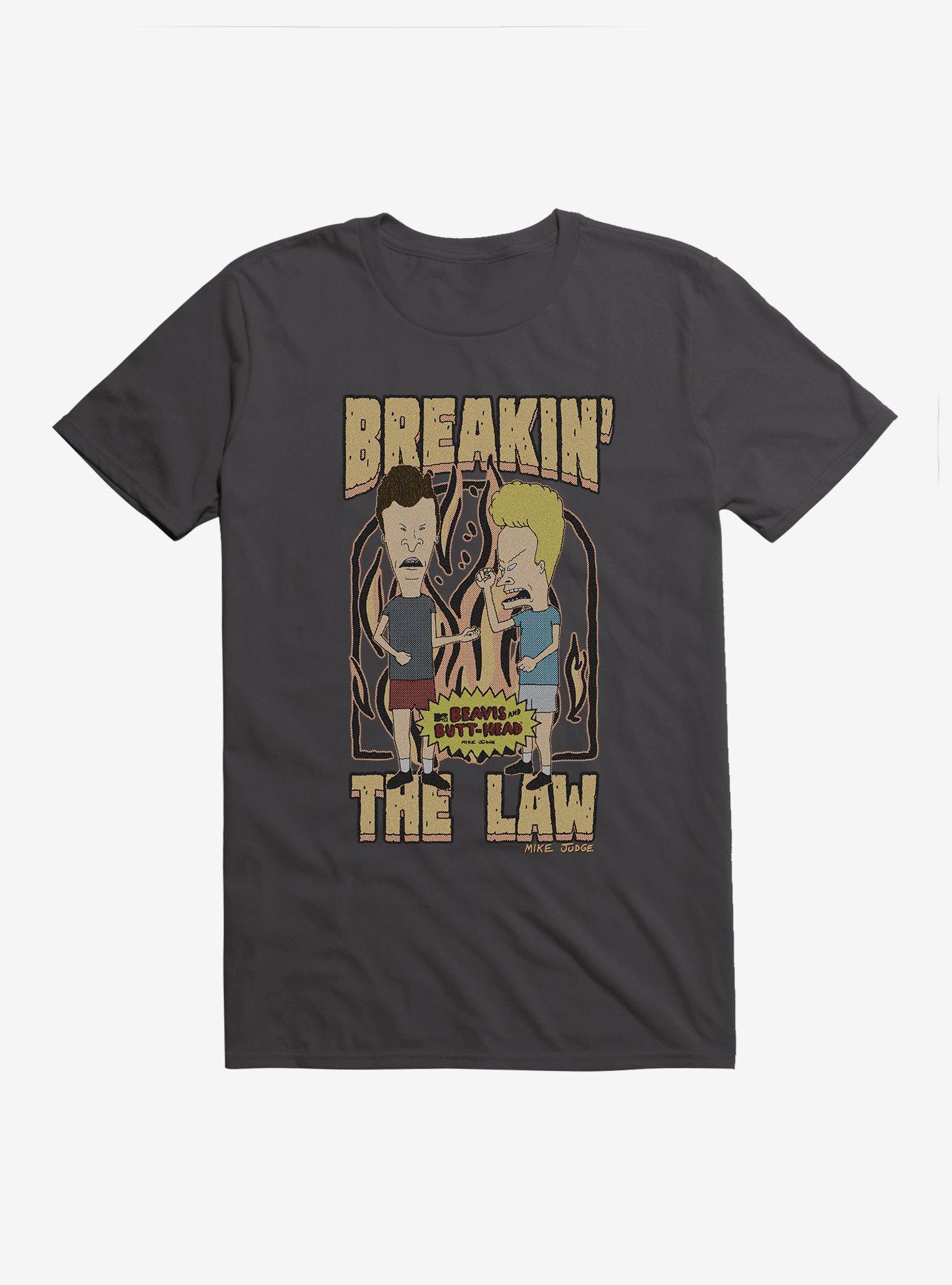 Beavis And Butthead Breakin The Law T-Shirt, , hi-res