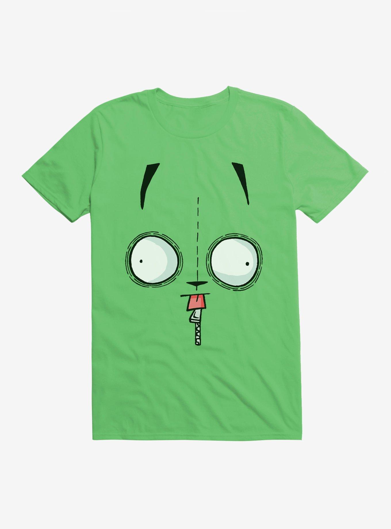 Invader Zim Big Face Clueless T-Shirt, KELLY, hi-res