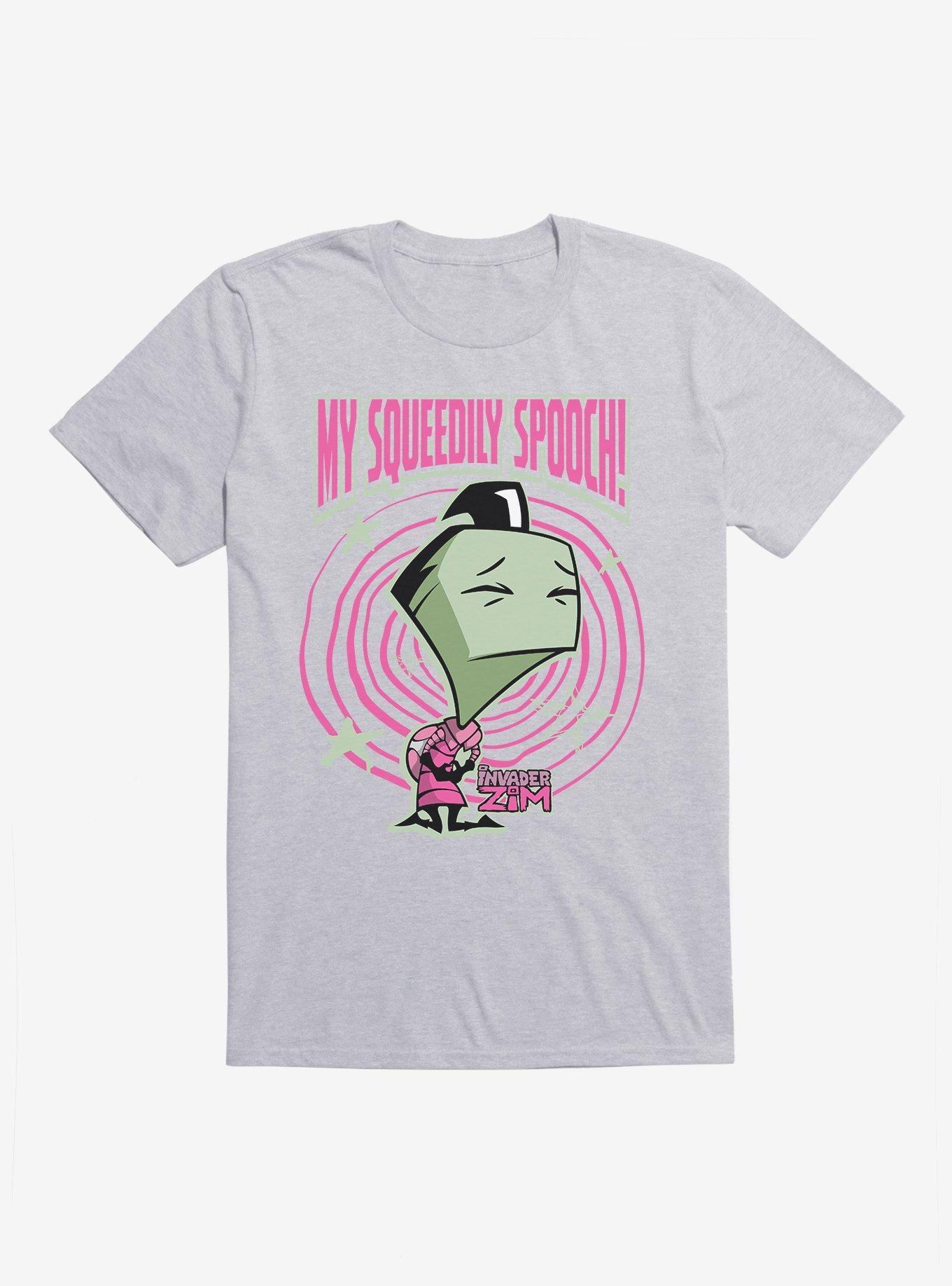 Invader Zim My Squeedily Spooch T-Shirt, HEATHER GREY, hi-res