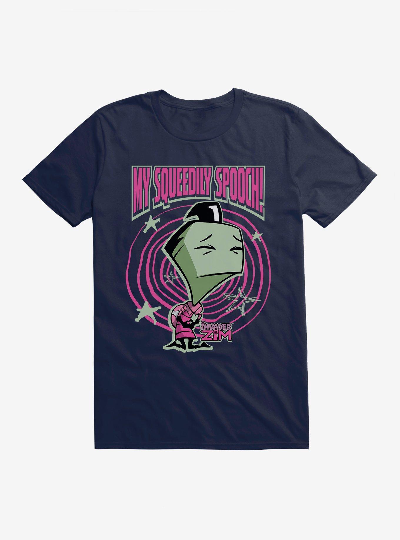 Invader Zim My Squeedily Spooch T-Shirt, MIDNIGHT NAVY, hi-res