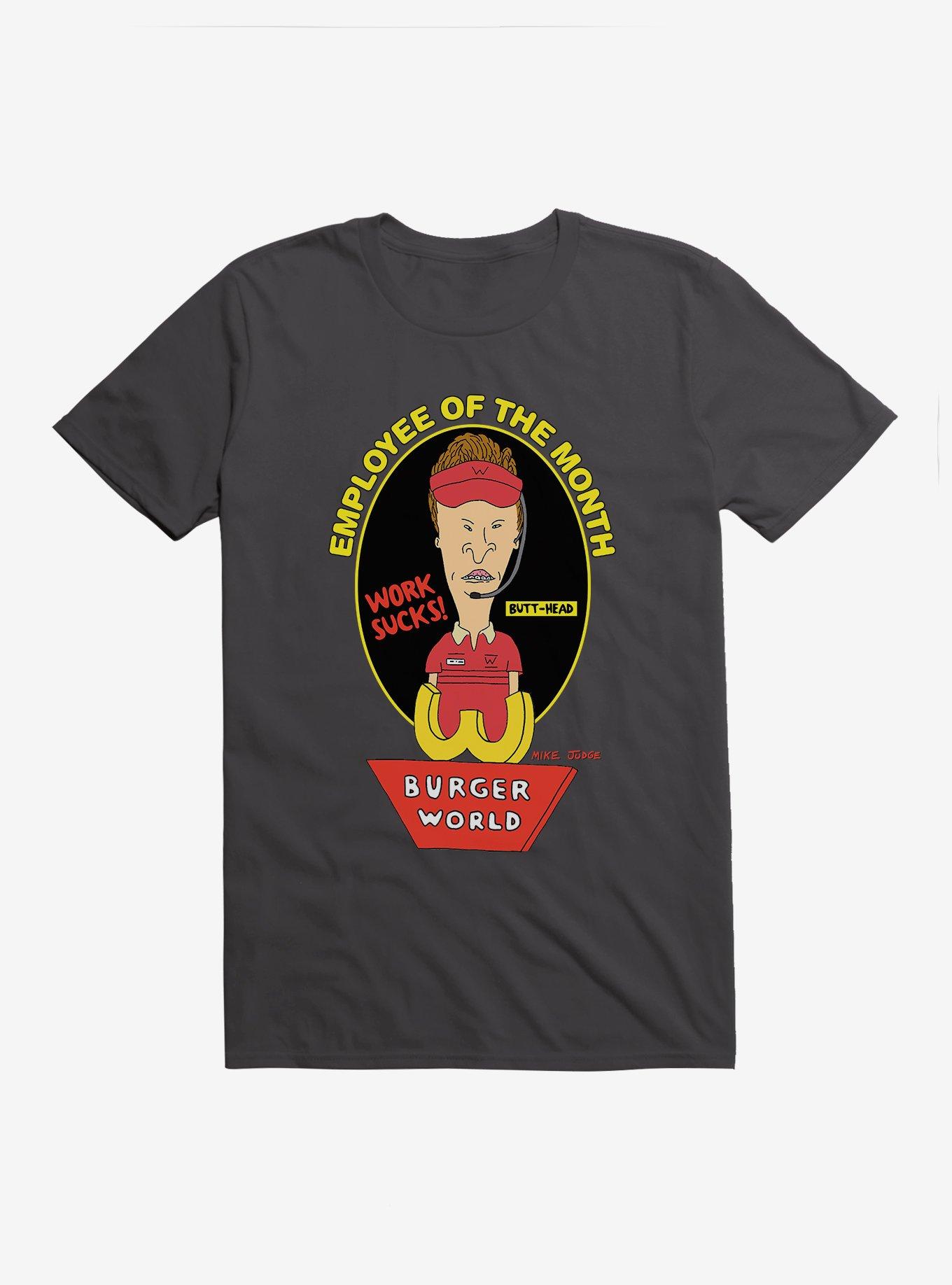 Beavis And Butthead Burger World T-Shirt, HEAVY METAL, hi-res