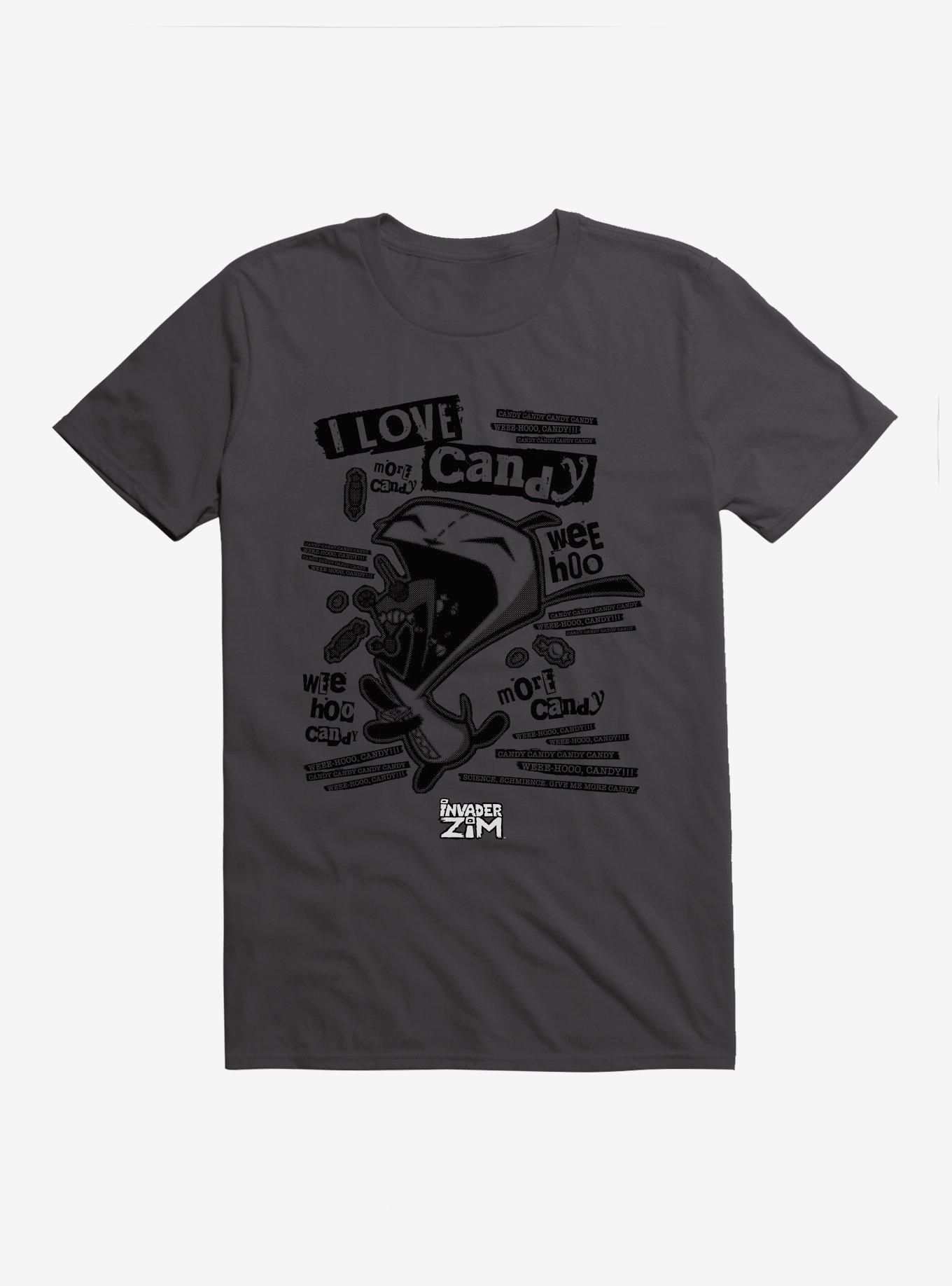 Invader Zim I Love Candy T-Shirt, , hi-res