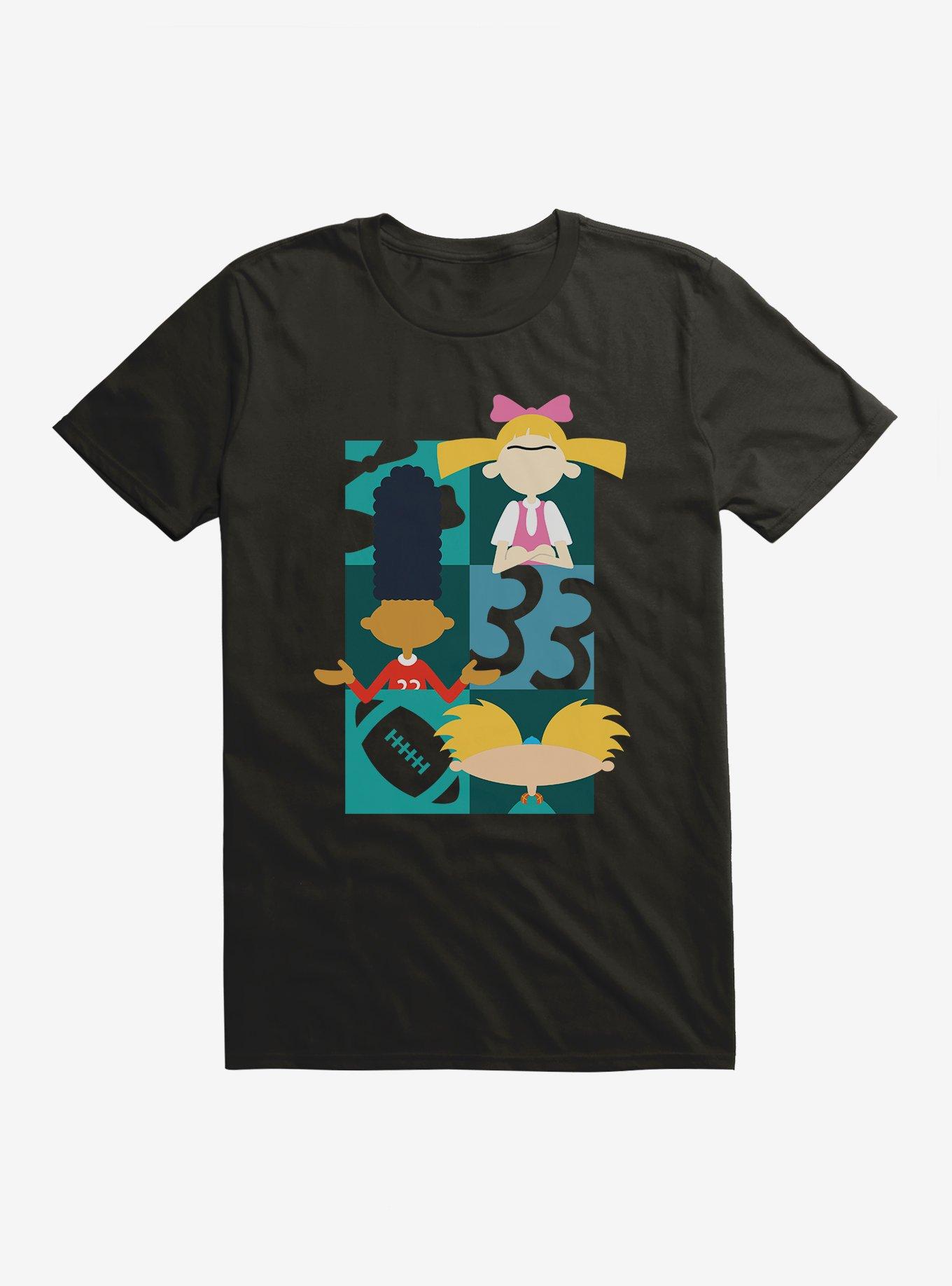 Hey Arnold! Icon Silhouettes T-Shirt, , hi-res