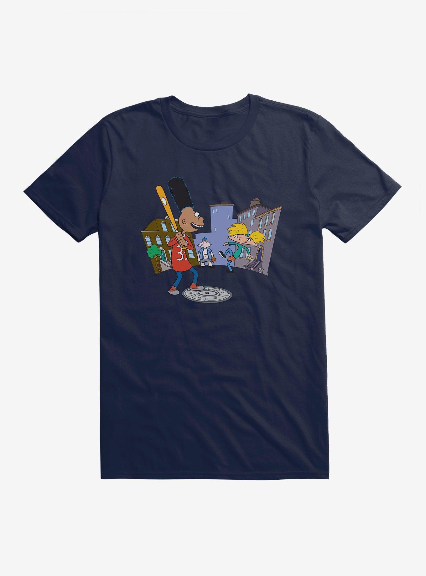 Hey Arnold! Baseball T-Shirt, MIDNIGHT NAVY, hi-res