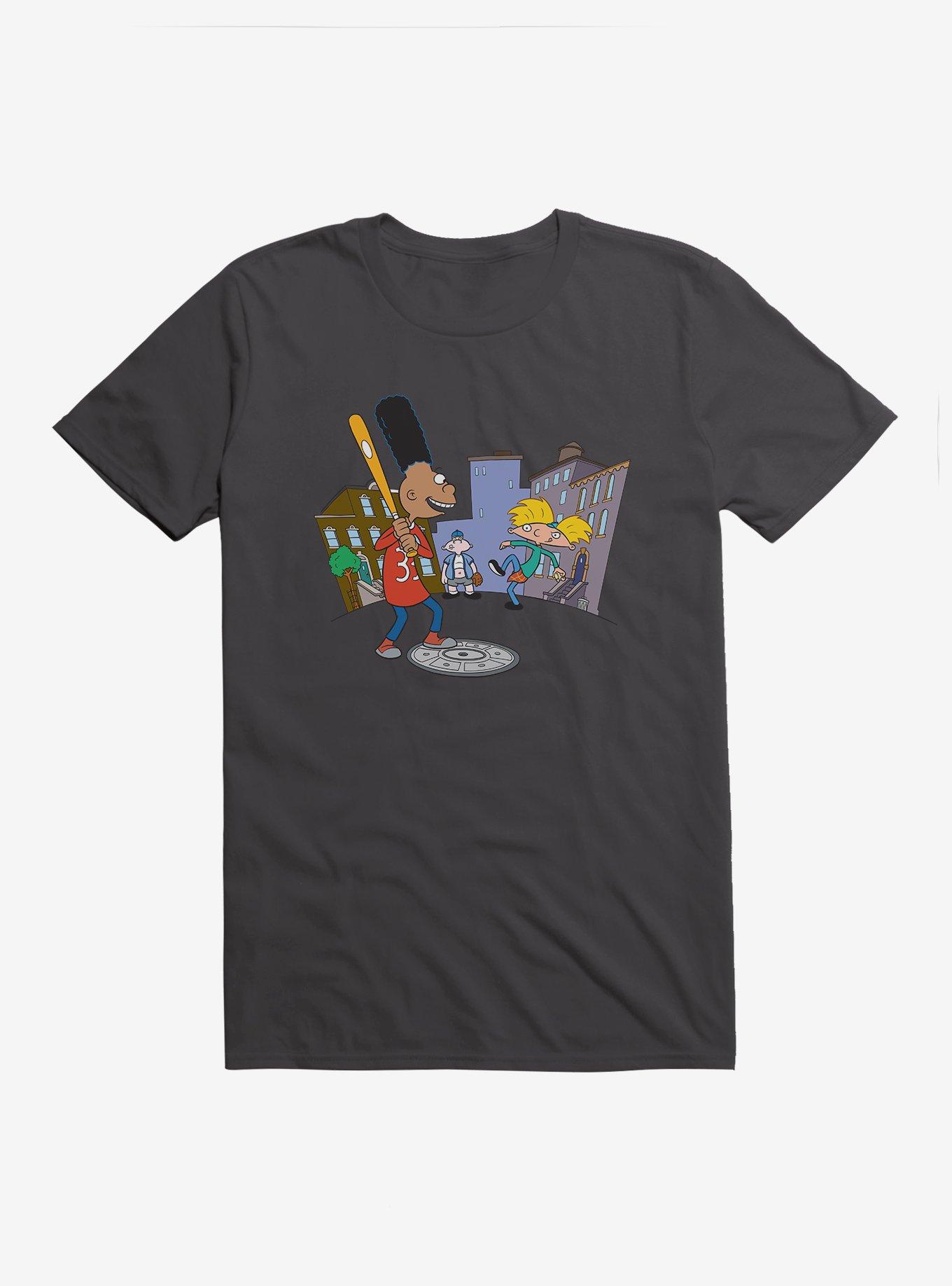 Hey Arnold! Baseball T-Shirt, HEAVY METAL, hi-res