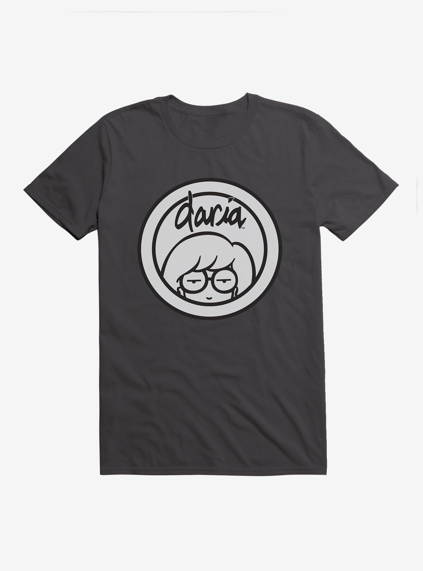 Daria Black Classic Logo T-Shirt