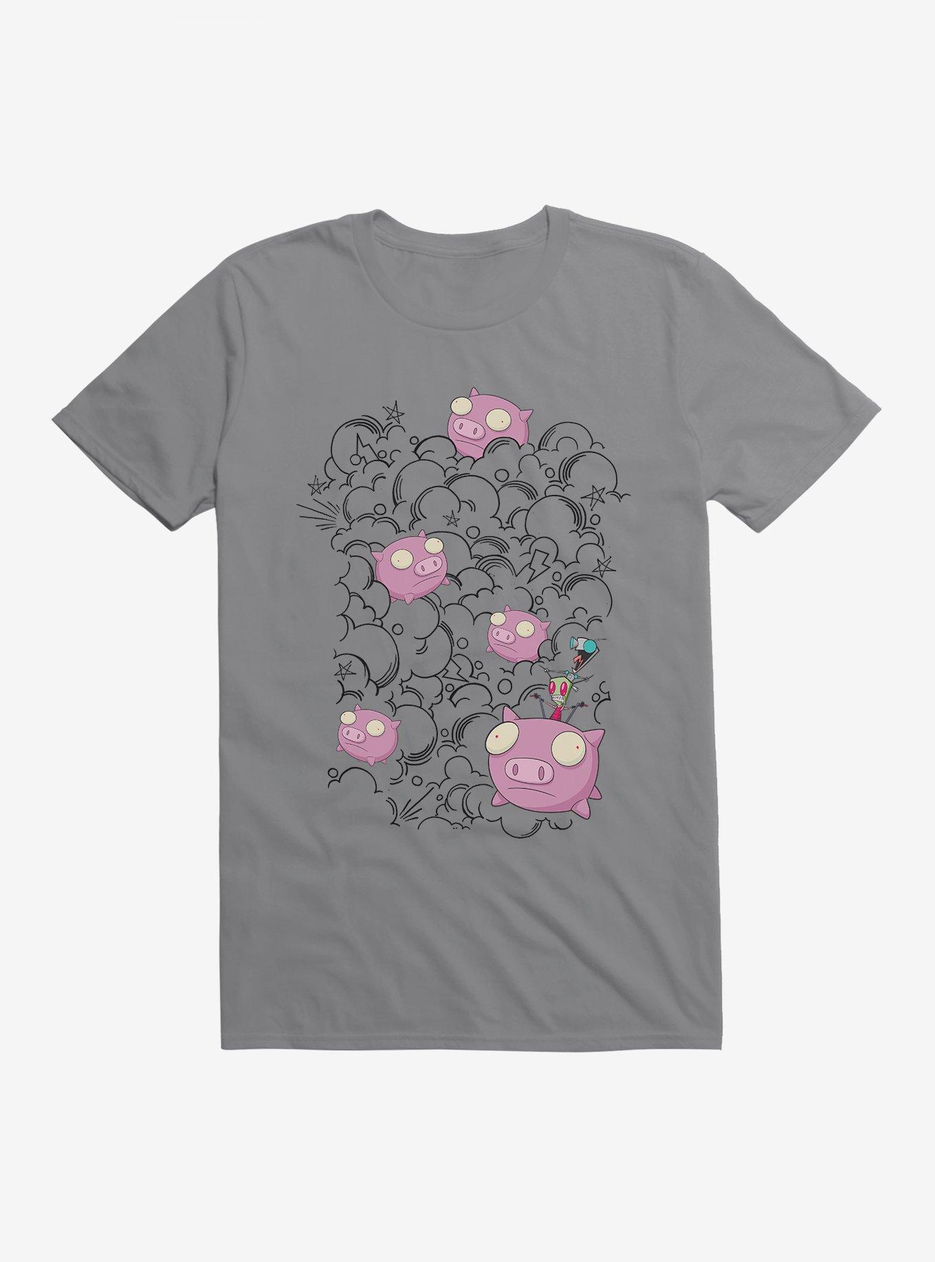 Invader Zim Pig Stampede T-Shirt, , hi-res