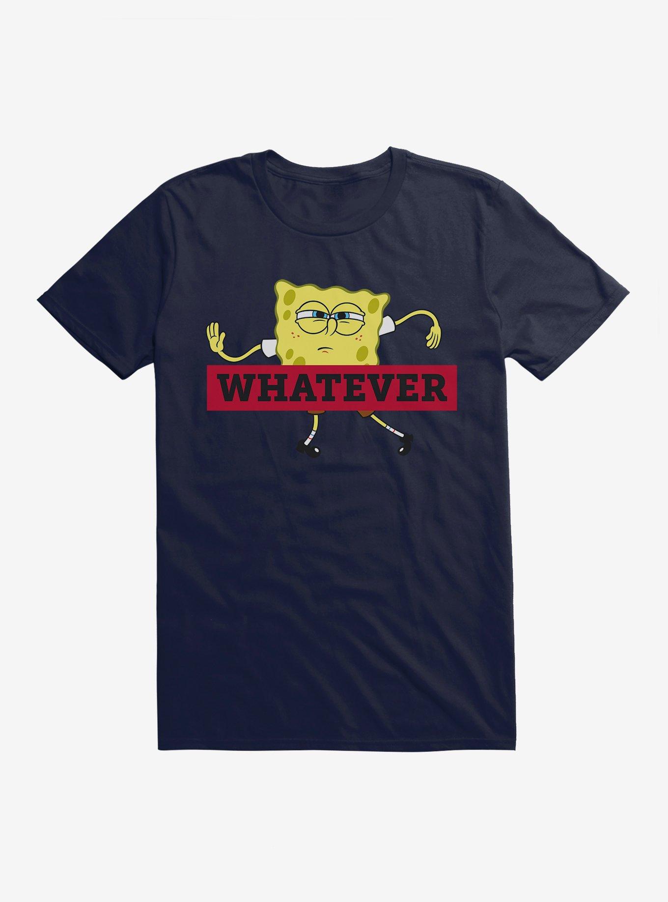 SpongeBob SquarePants Whatever T-Shirt, NAVY, hi-res