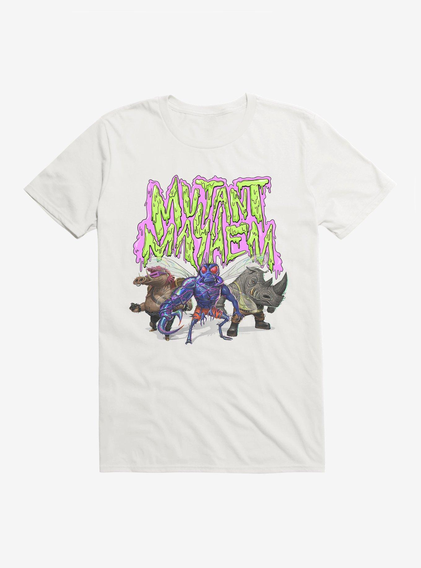 Teenage Mutant Ninja Turtles: Mutant Mayhem Villains Slime Logo T-Shirt, WHITE, hi-res