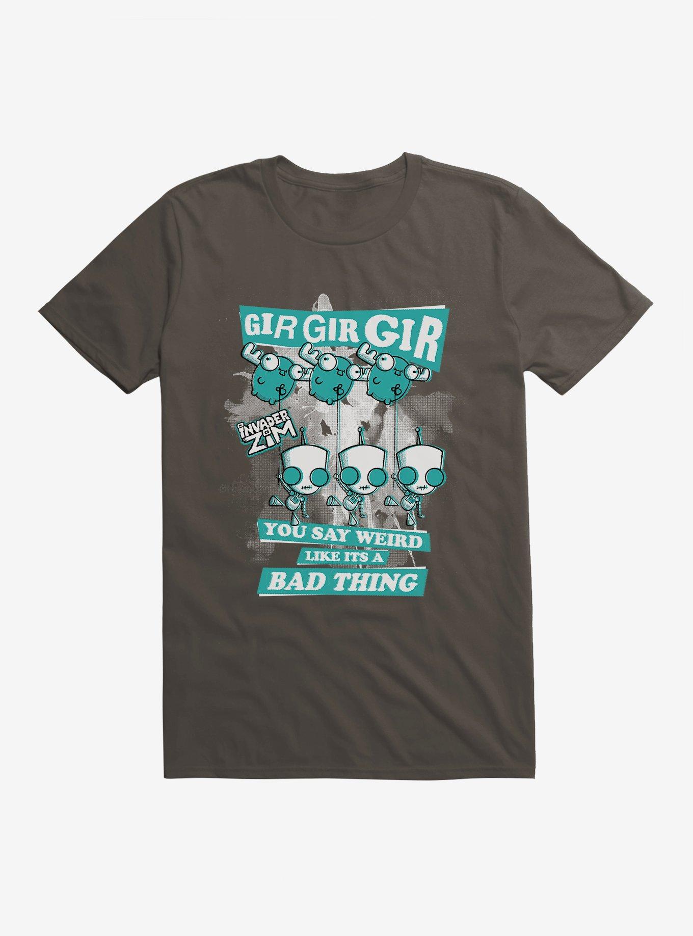 Invader Zim Weird Like It's A Bad Thing GIR T-Shirt, , hi-res