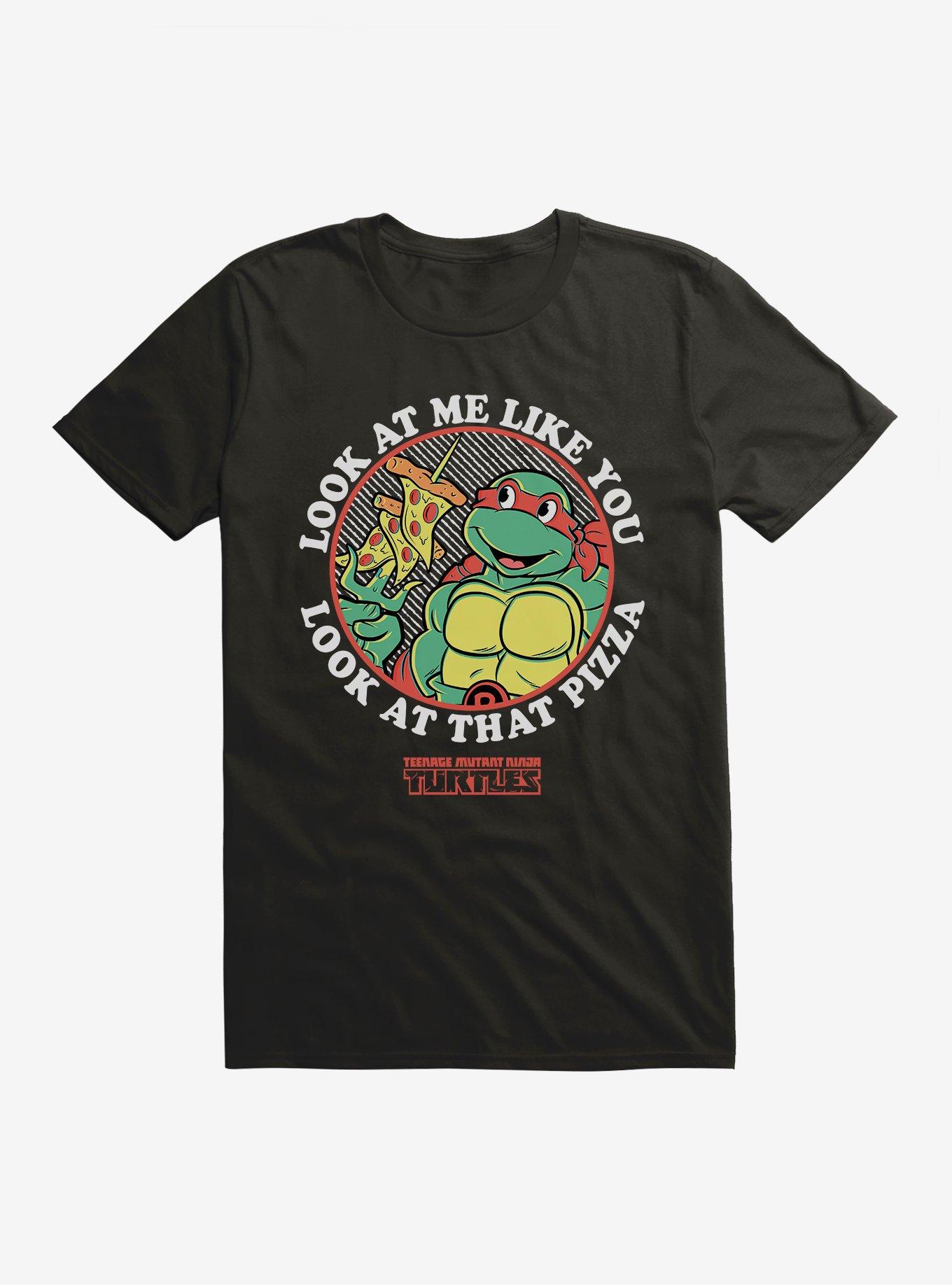 Teenage Mutant Ninja Turtles Pizza Look T-Shirt, BLACK, hi-res