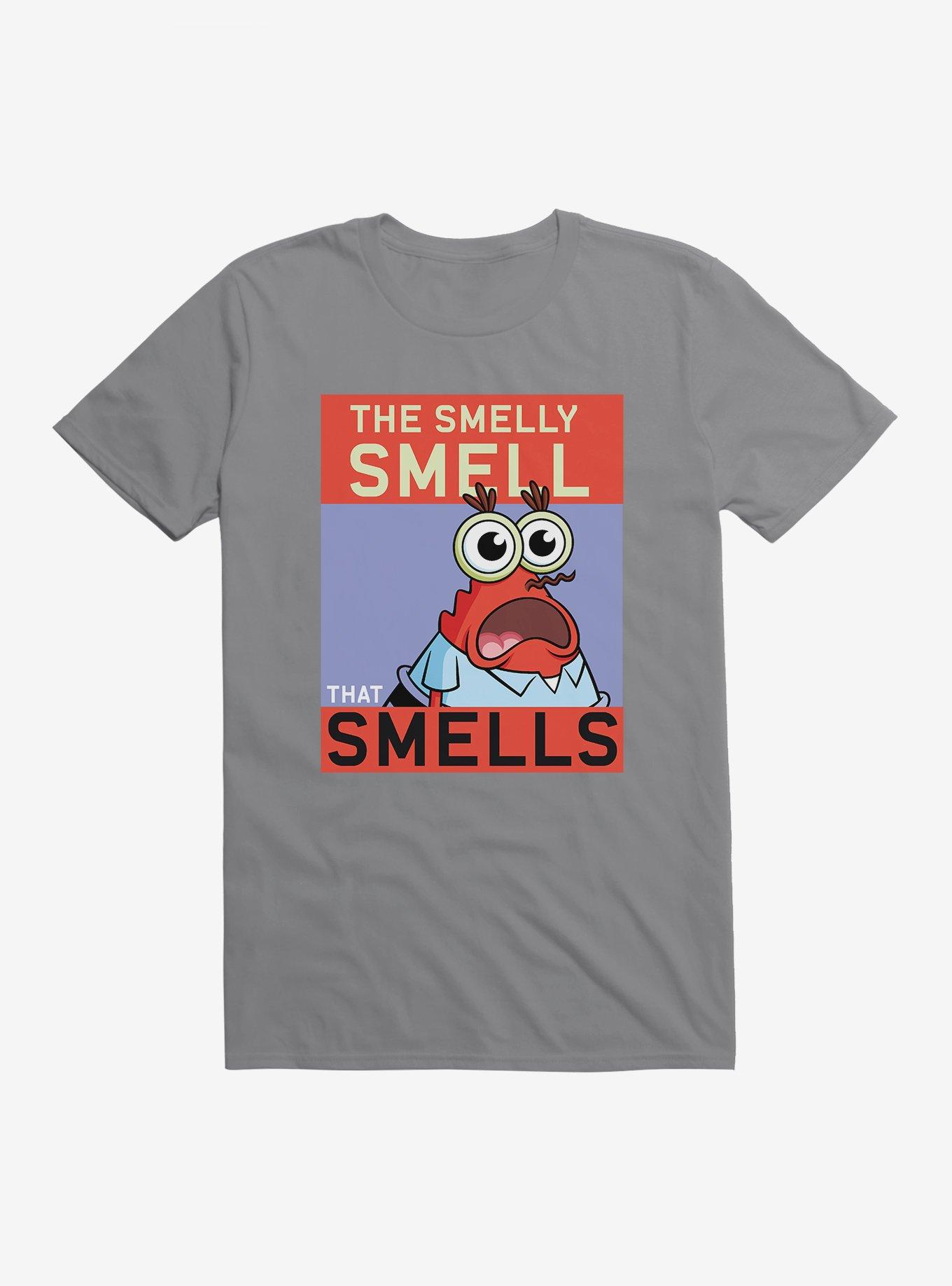 SpongeBob SquarePants Mr. Krabs Smelly Smell T-Shirt, STORM GREY, hi-res