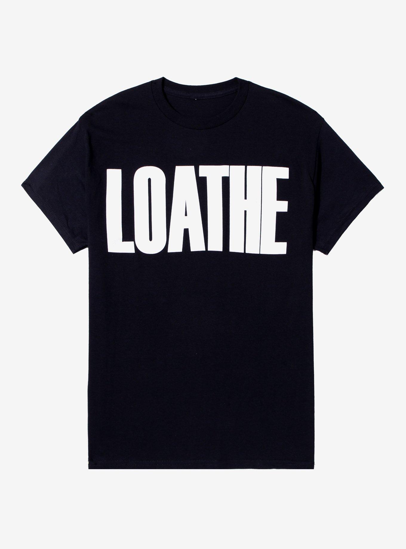 Loathe Hands Logo T-Shirt, BLACK, hi-res