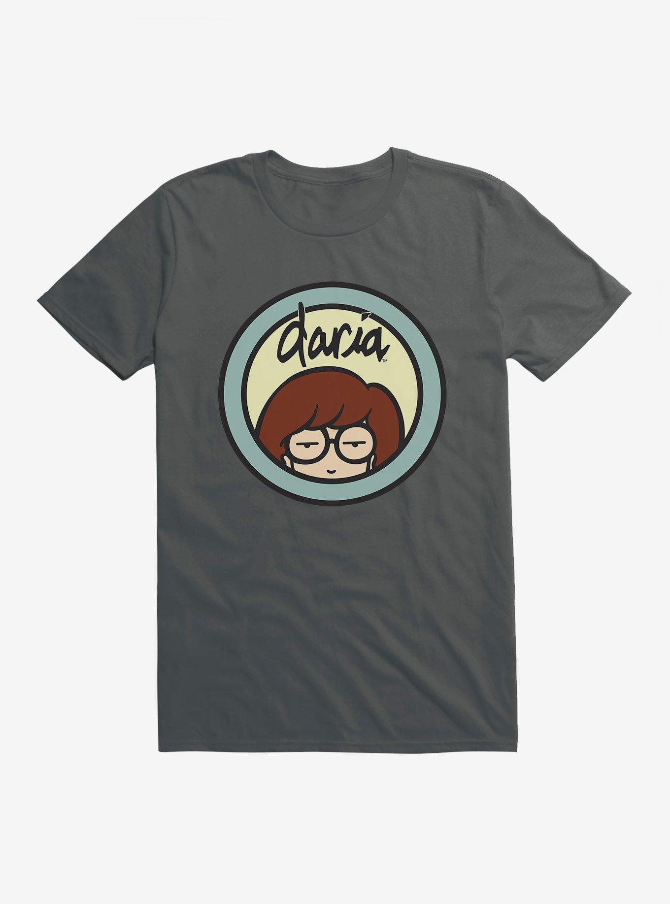 Daria Classic Logo T-Shirt, CHARCOAL, hi-res