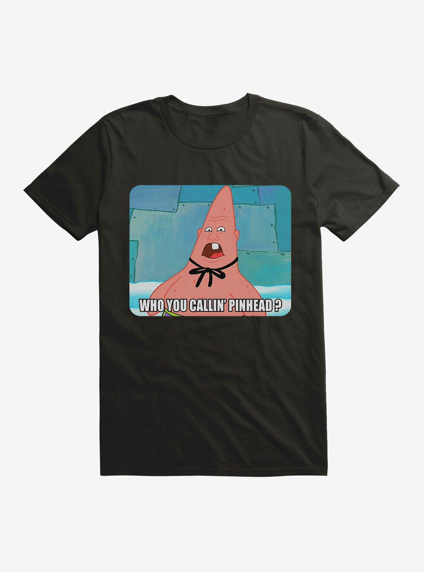 SpongeBob Pinhead T-Shirt, BLACK, hi-res