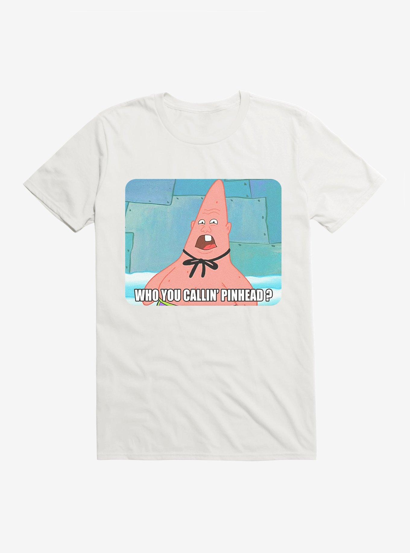 SpongeBob Pinhead T-Shirt, WHITE, hi-res