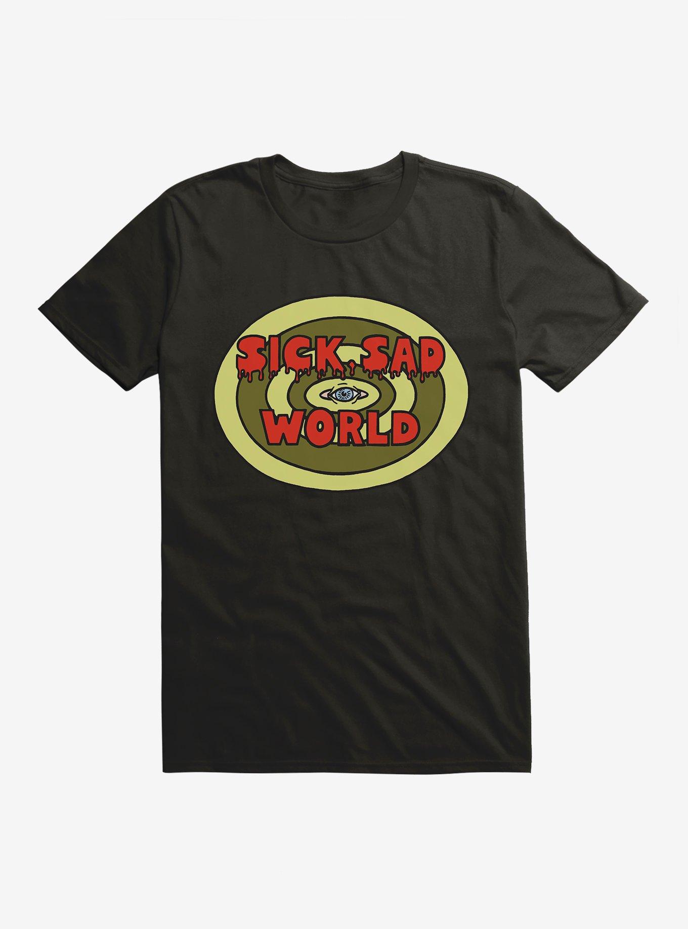 Daria Sick Sad World Logo T-Shirt, BLACK, hi-res