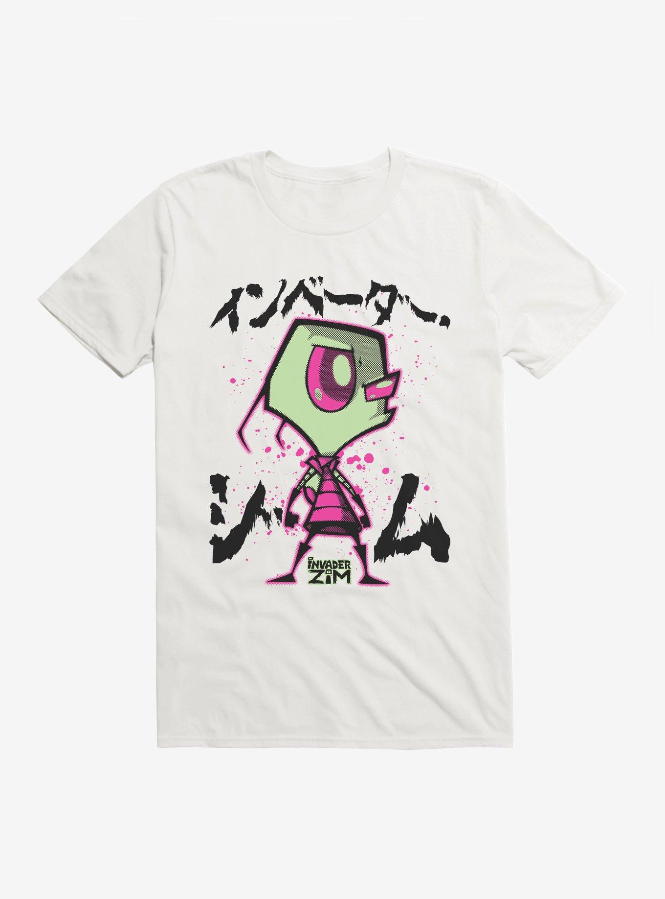 Invader Zim Pink Splatter Zim T-Shirt, , hi-res