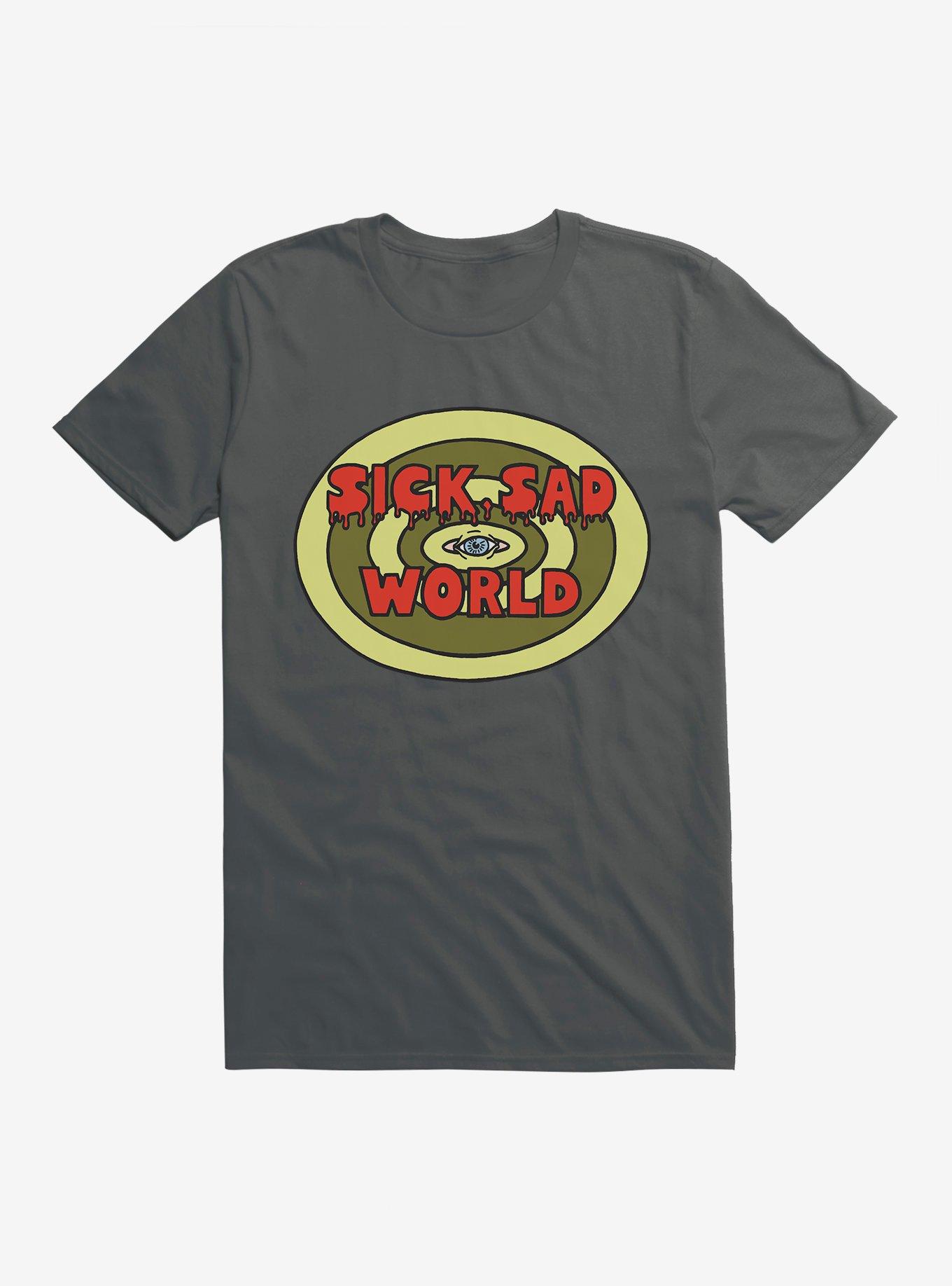 Daria Sick Sad World Logo T-Shirt, CHARCOAL, hi-res