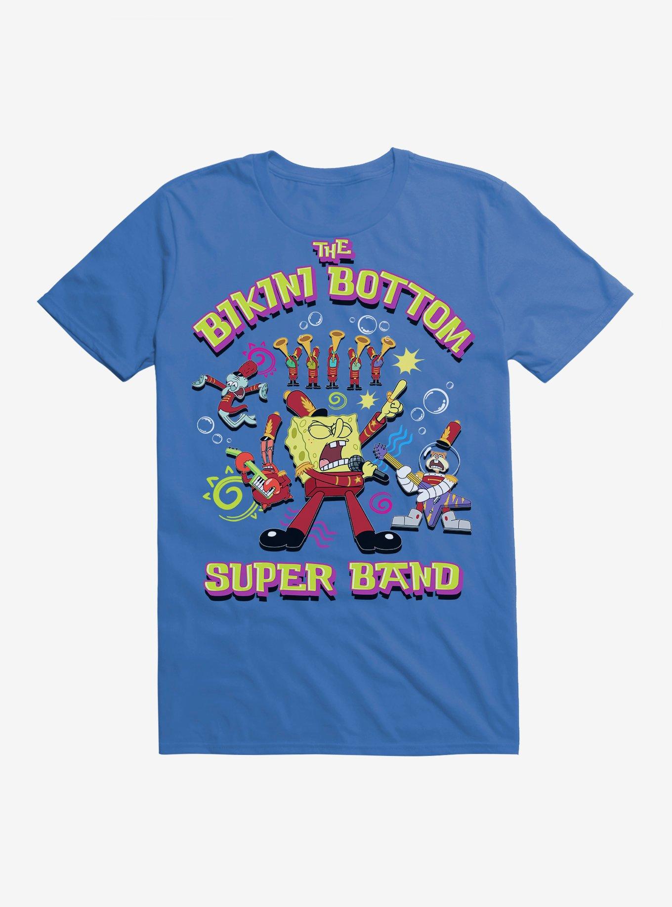 SpongeBob SquarePants The Bikini Bottom Super Band T-Shirt, ROYAL, hi-res