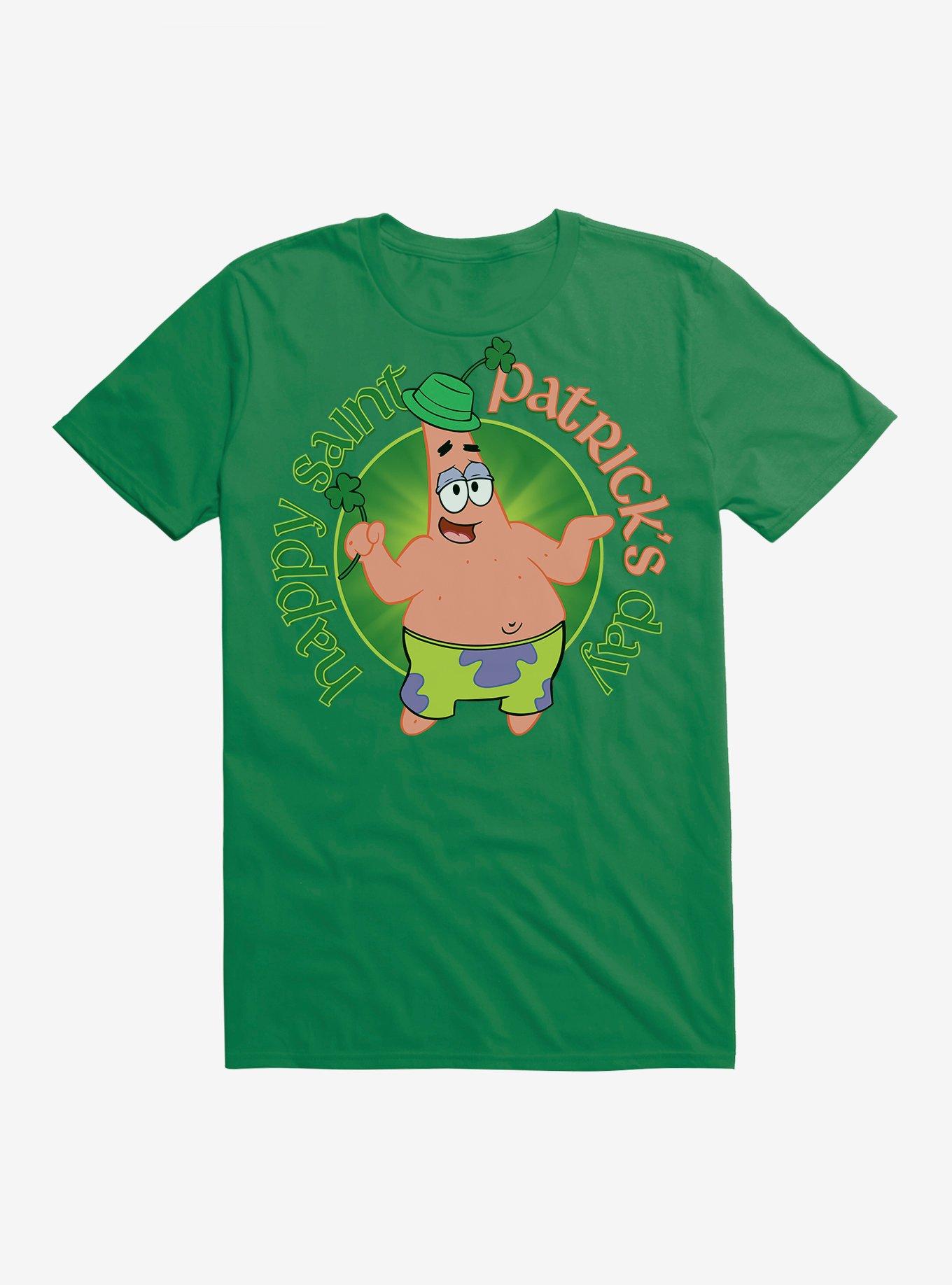 SpongeBob SquarePants Happy St. Patrick's Day Green T-Shirt, , hi-res