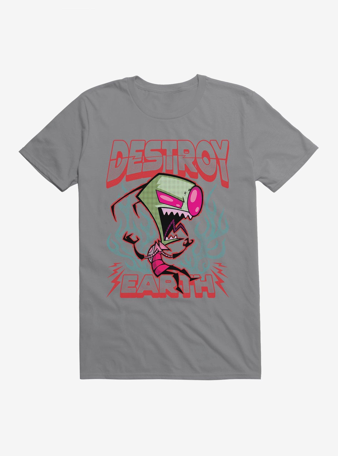 Invader Zim Unique Destroy T-Shirt, , hi-res