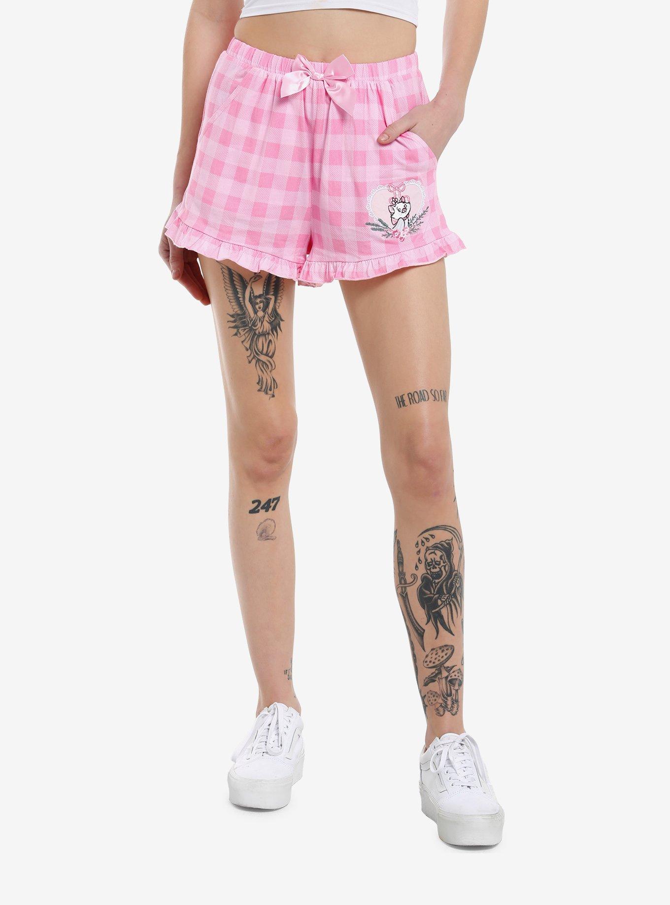 Disney The Aristocats Marie Ruffle Lounge Shorts 
