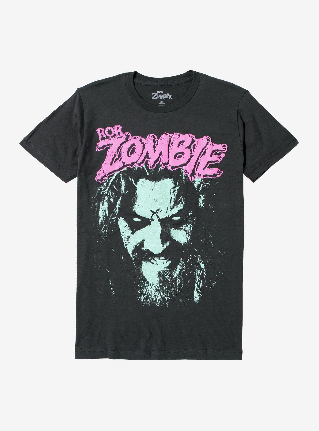 Rob Zombie Hellbilly Deluxe Portrait Boyfriend Fit Girls T-Shirt, , hi-res