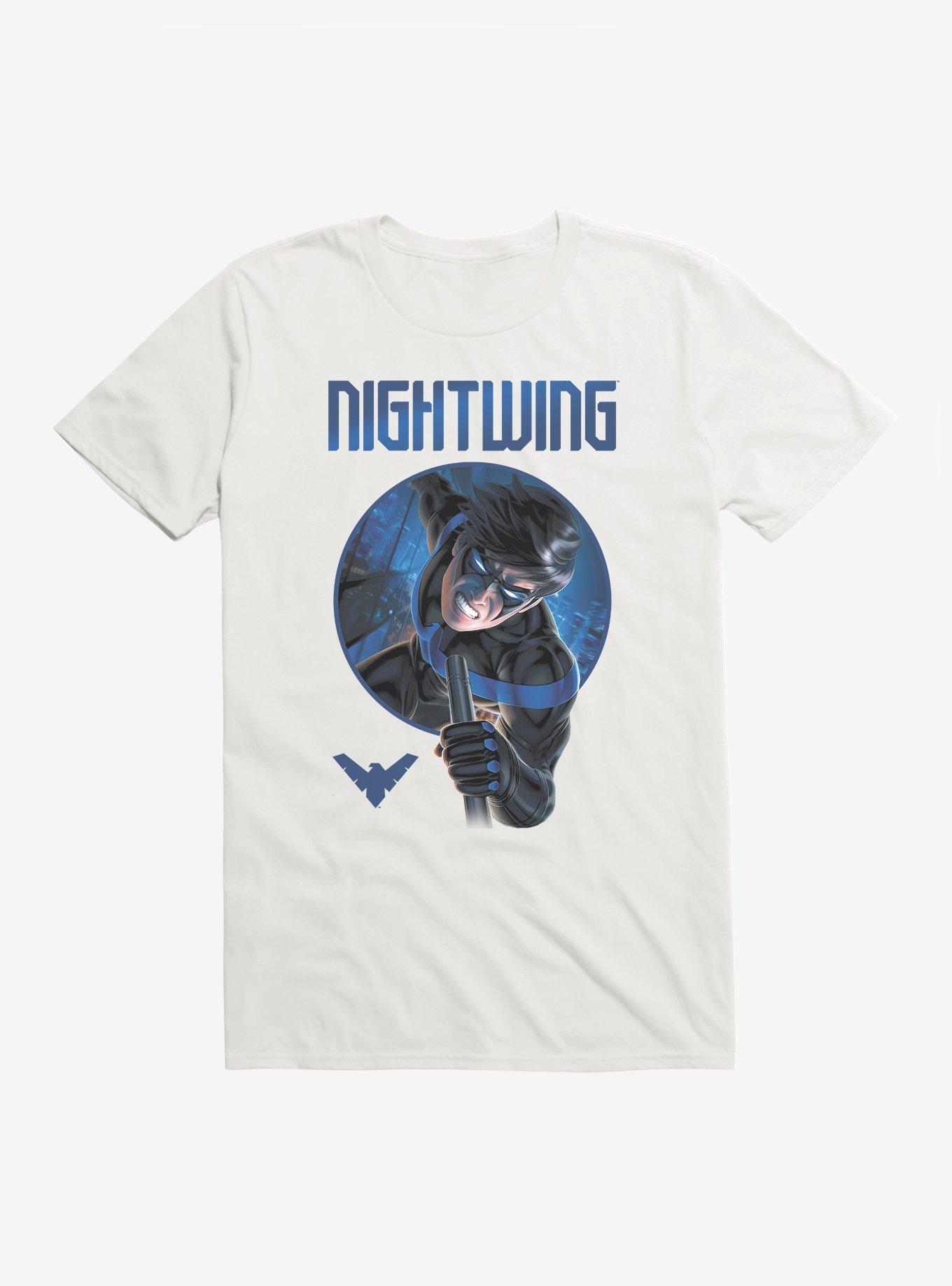 Batman Nightwing T-Shirt, WHITE, hi-res