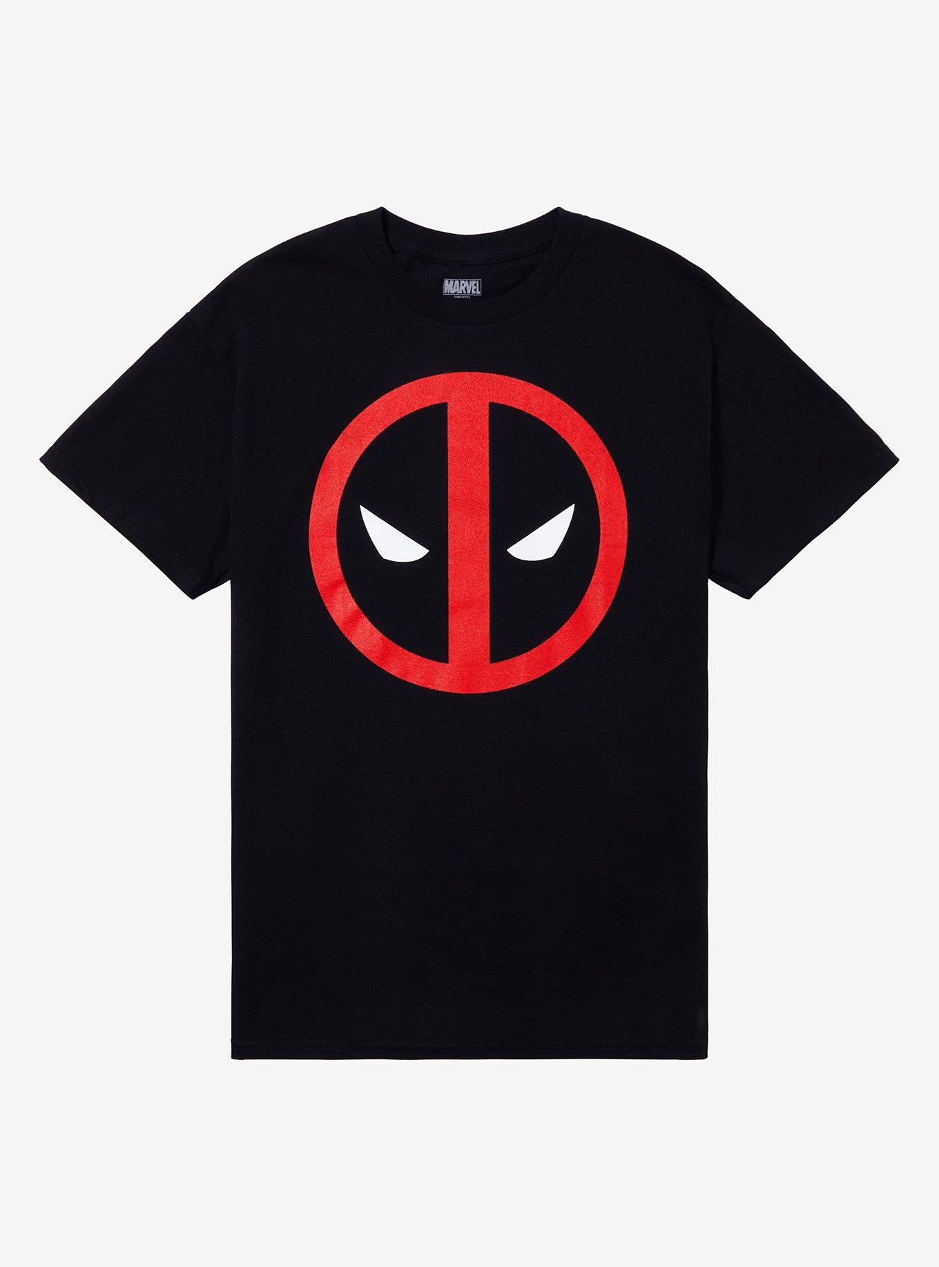 Marvel Deadpool Logo Black T-Shirt, , hi-res