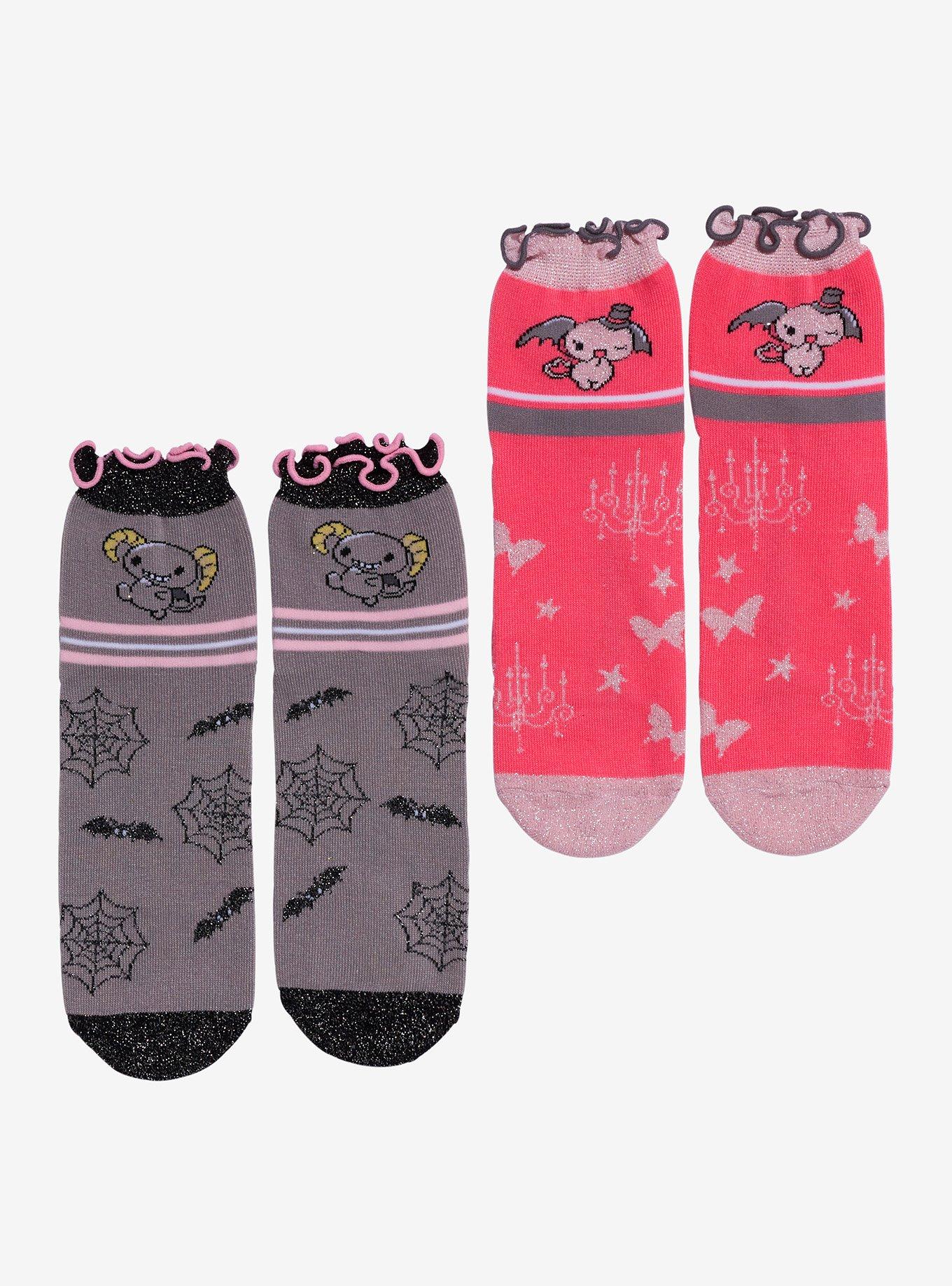 Lloromannic Berry & Cherry Ankle Socks 2 Pair, , hi-res