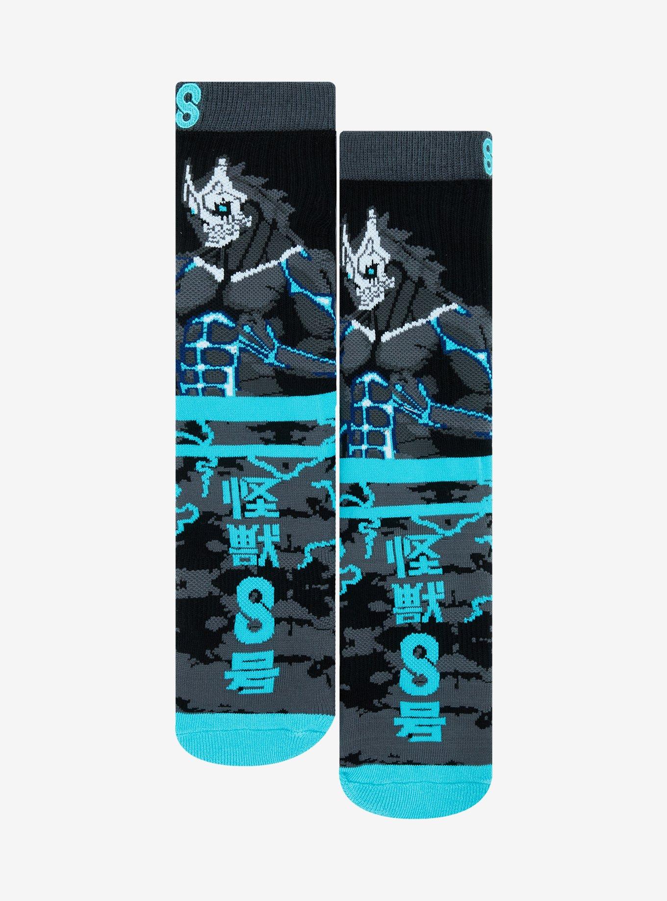 Kaiju No. 8 Blacklight Crew Socks, , hi-res
