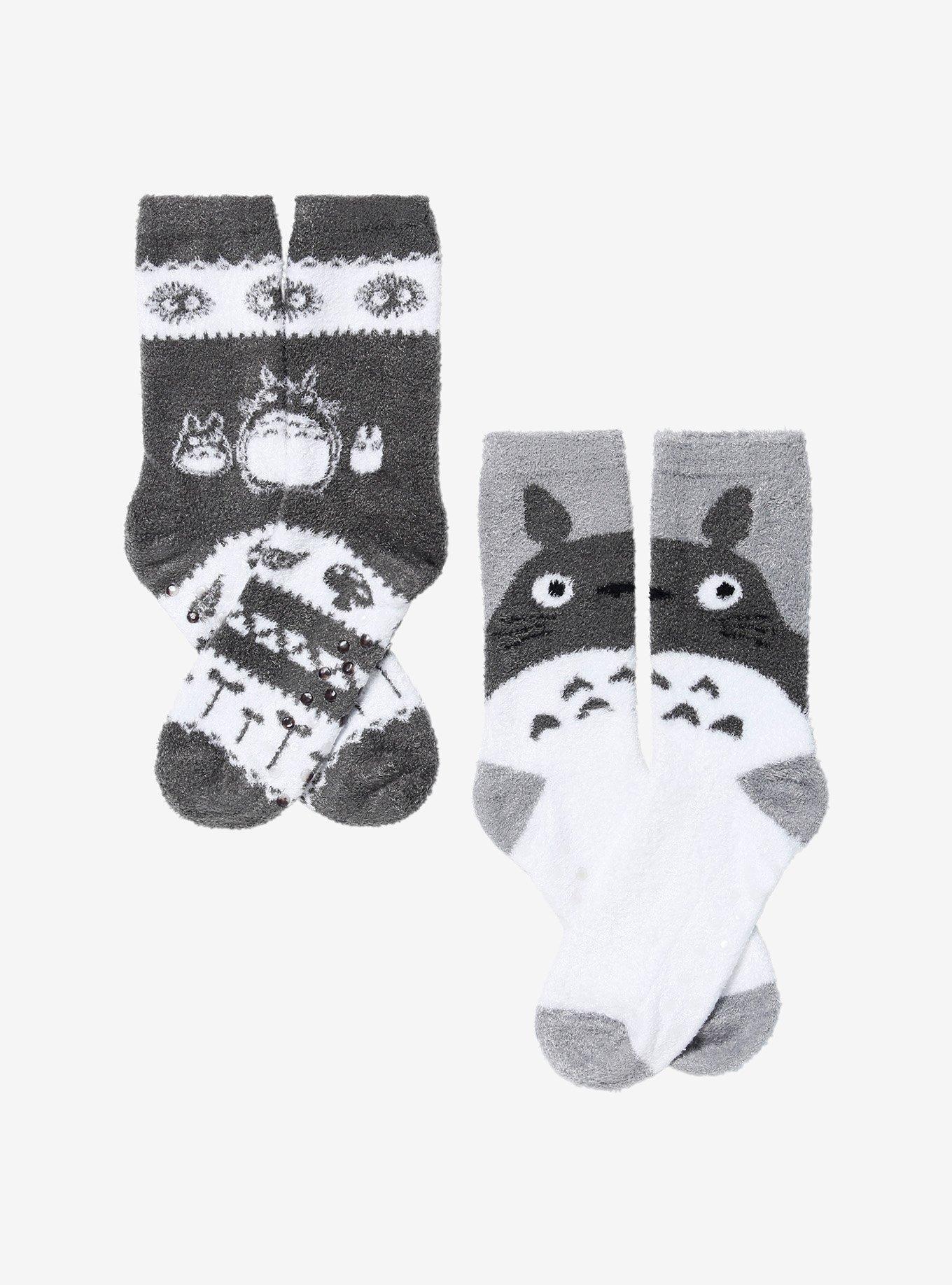 Studio Ghibli® MY Neighbor Totoro Monochrome Cozy Socks 2 Pair, , hi-res