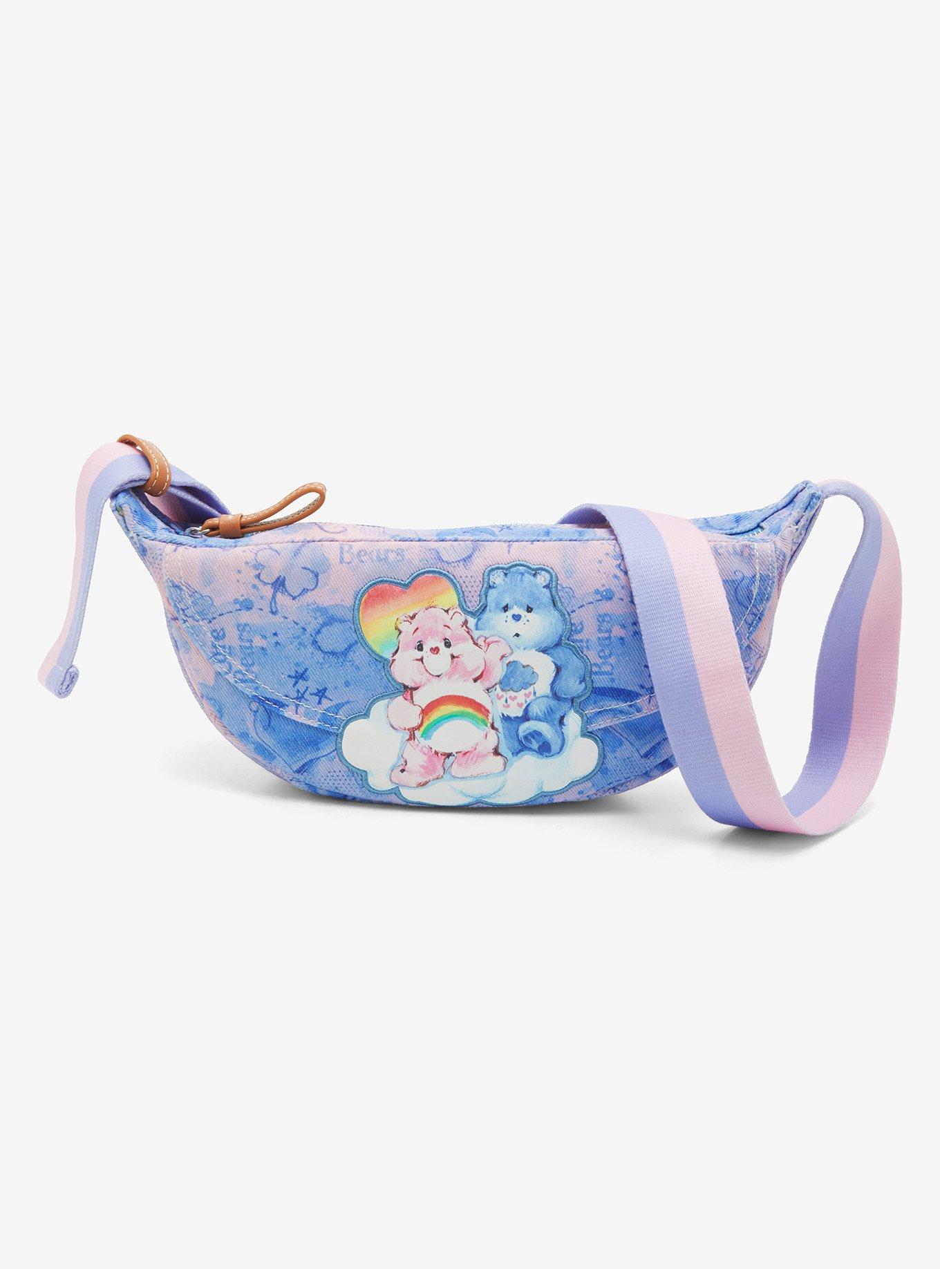 Care Bears Cheer Bear & Grumpy Bear Convertible Crossbody Belt Bag — BoxLunch Exclusive, , hi-res