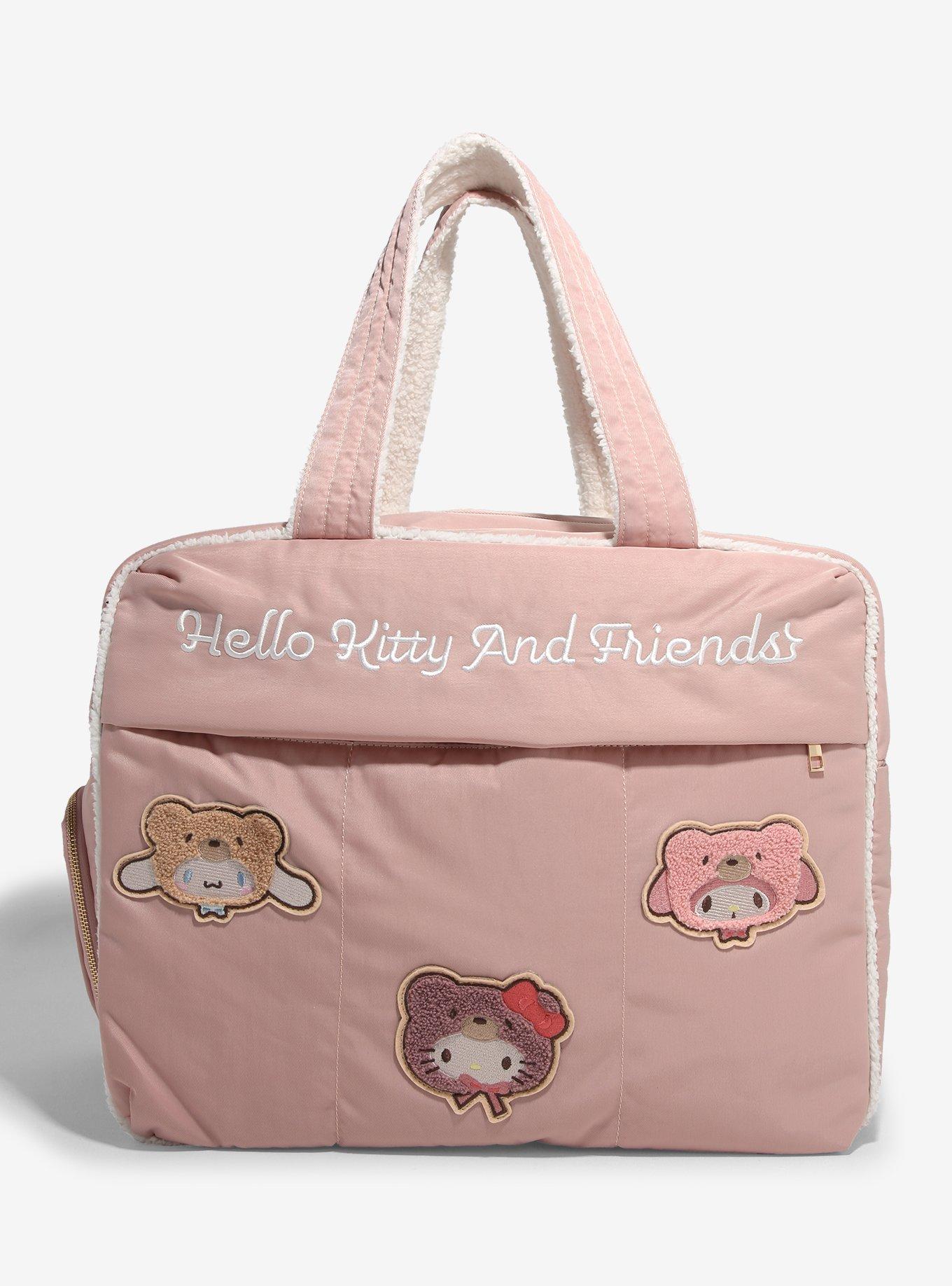 Sanrio Hello Kitty and Friends Latte Bear Sherpa Duffle Bag - BoxLunch Exclusive, , hi-res